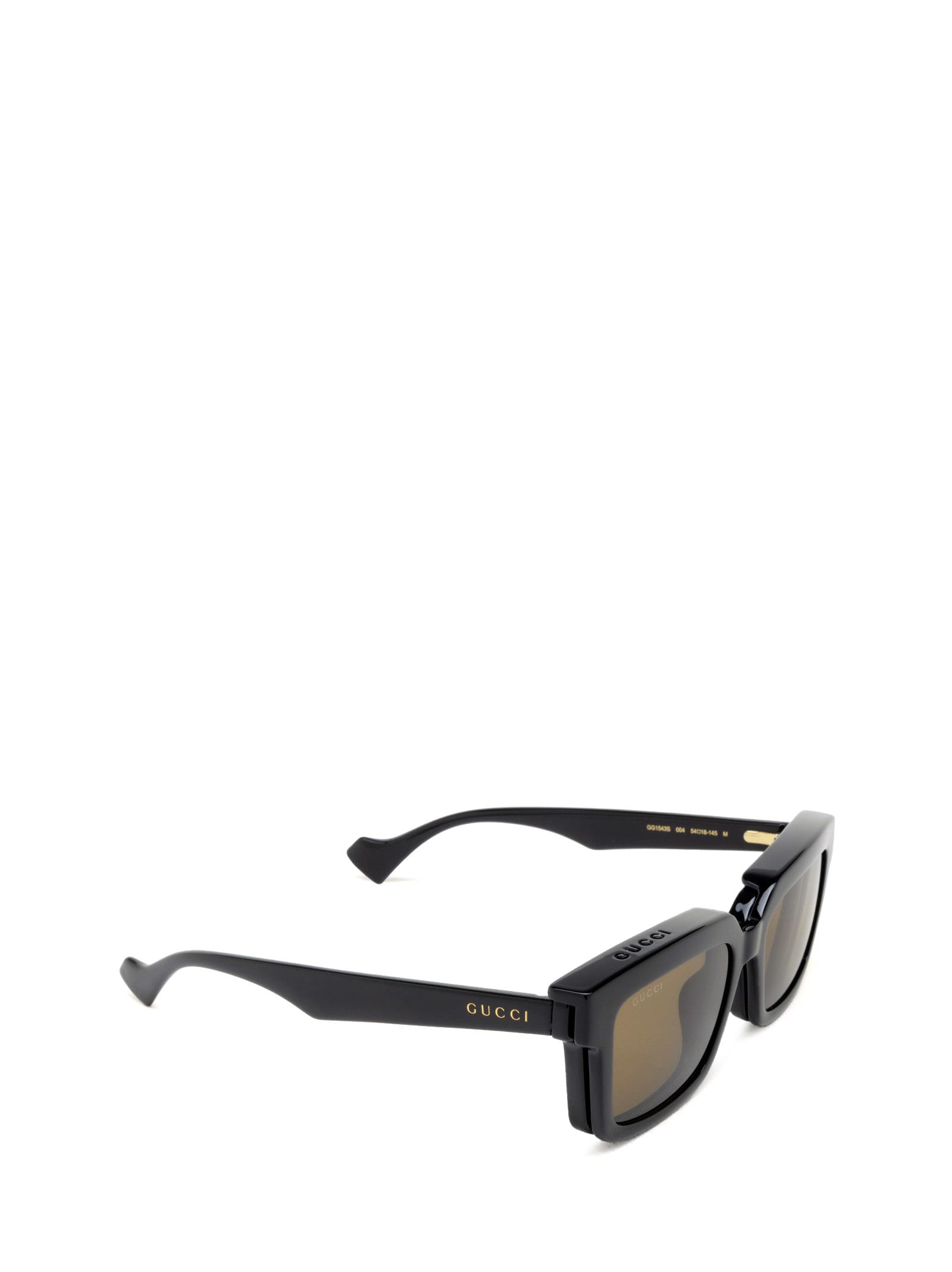 Shop Gucci Gg1543s Black Sunglasses