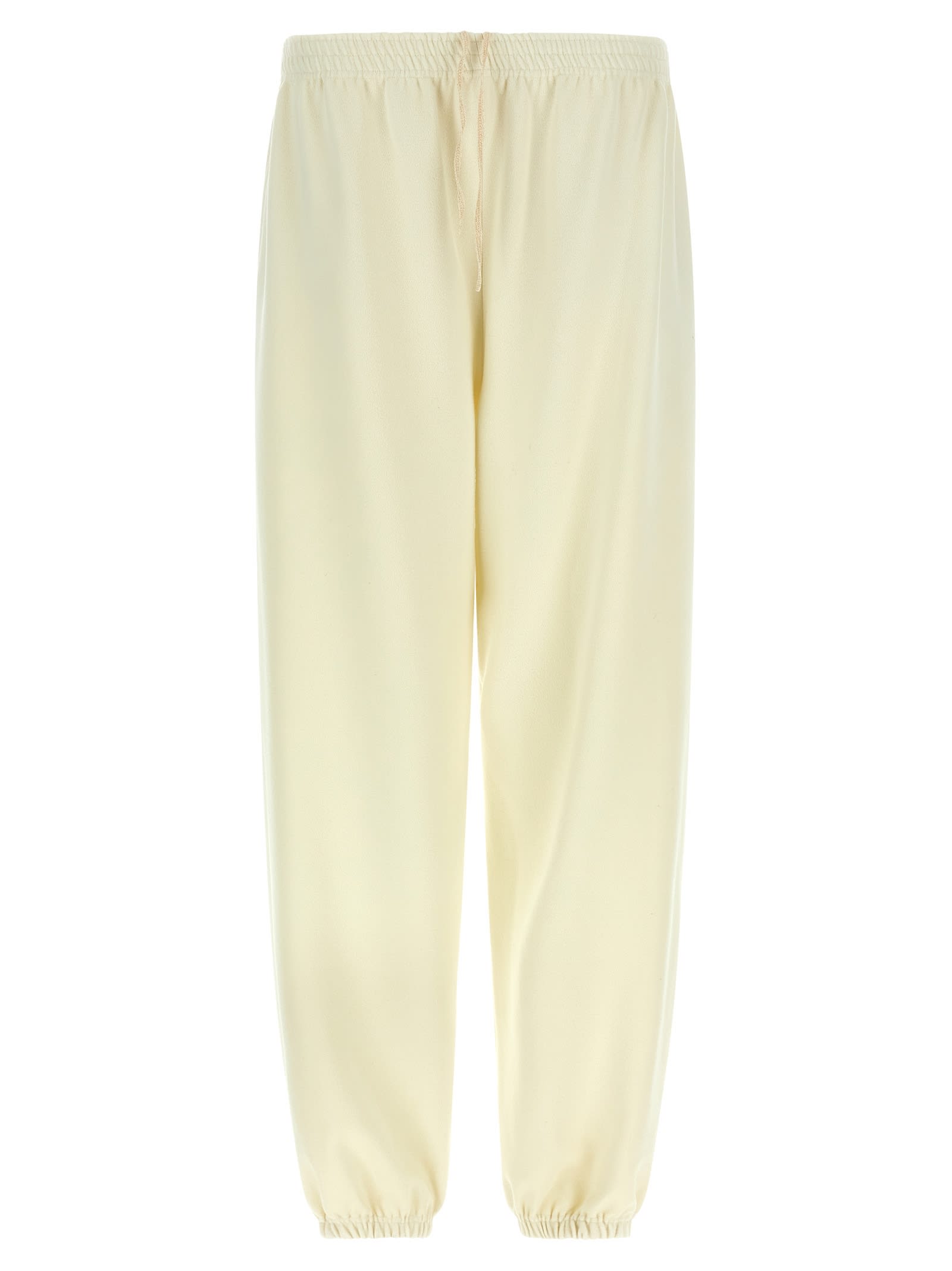 Magda Butrym Joggers With Elastic Cuffs And Pockets In Yellow
