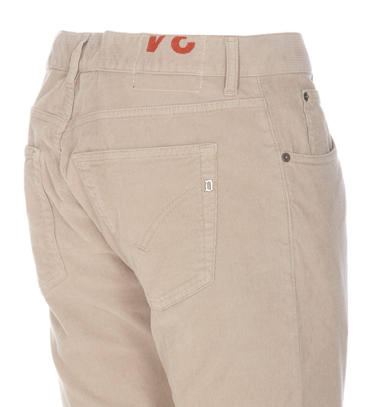 Shop Dondup Dian Pants In Beige