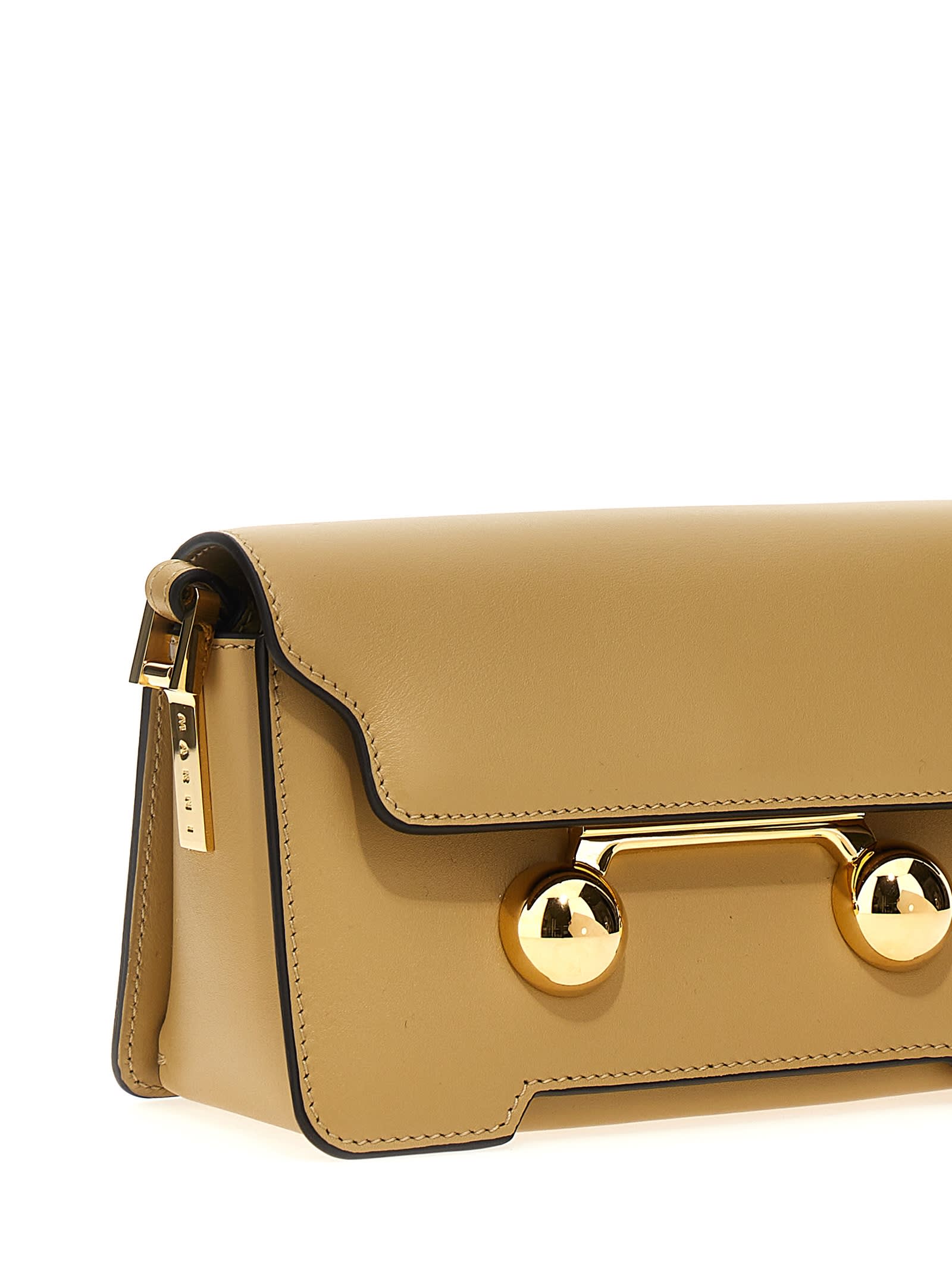 Shop Marni Trunkaroo Mini Shoulder Bag In Multicolor