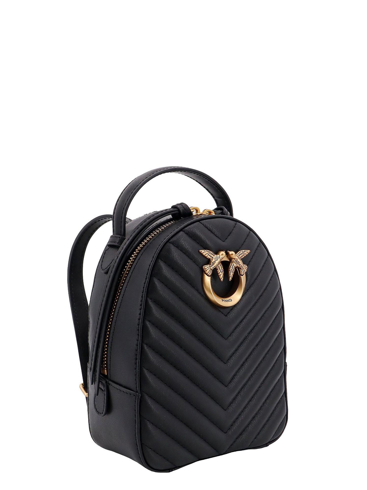 Pinko Love Click Mini Backpack In Black