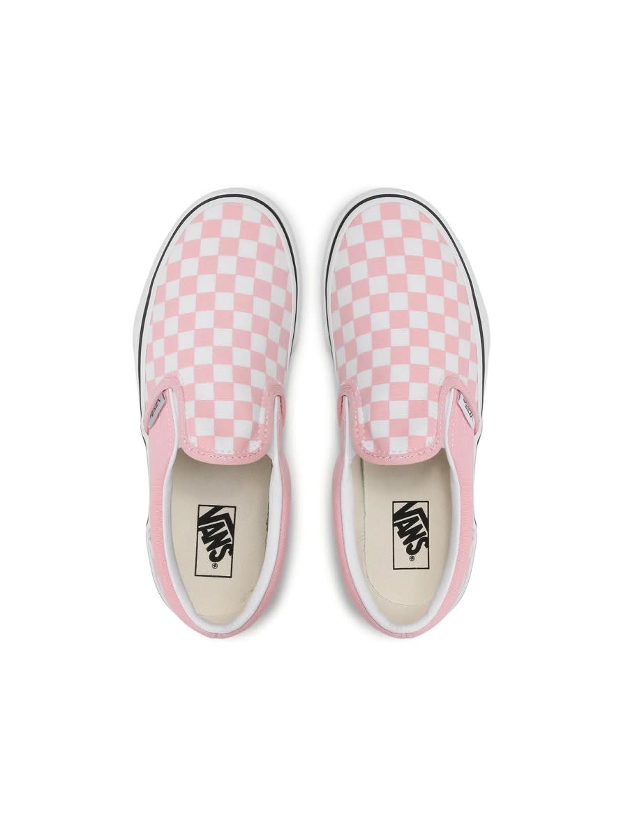 Vans Sneaker Classic Slip-on (checkerboard) In Pink