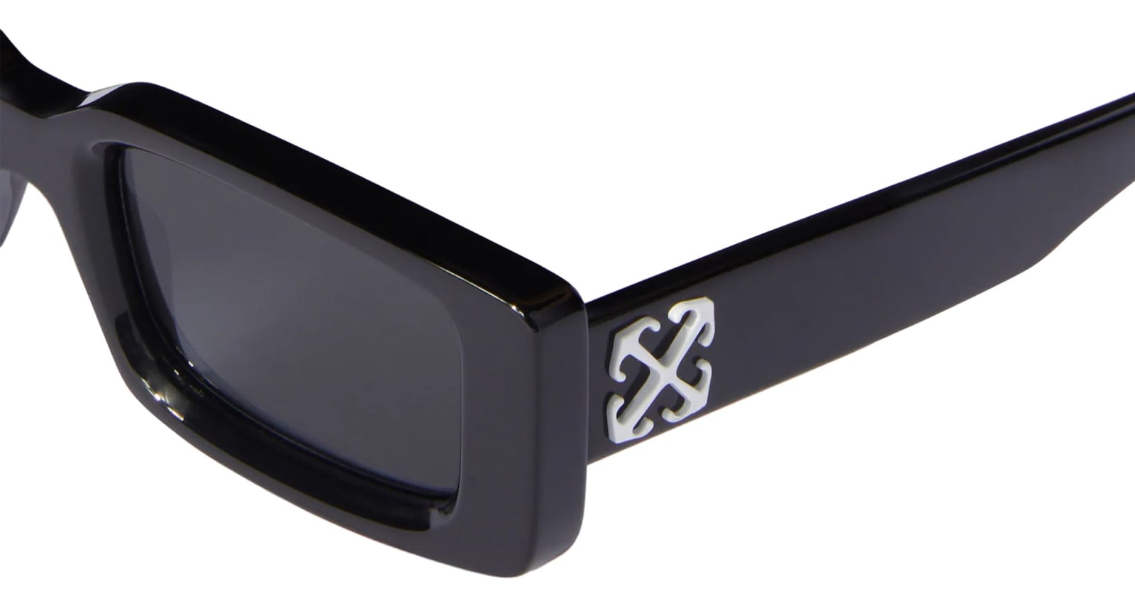Shop Off-white Arthur - Black / Dark Grey Sunglasses