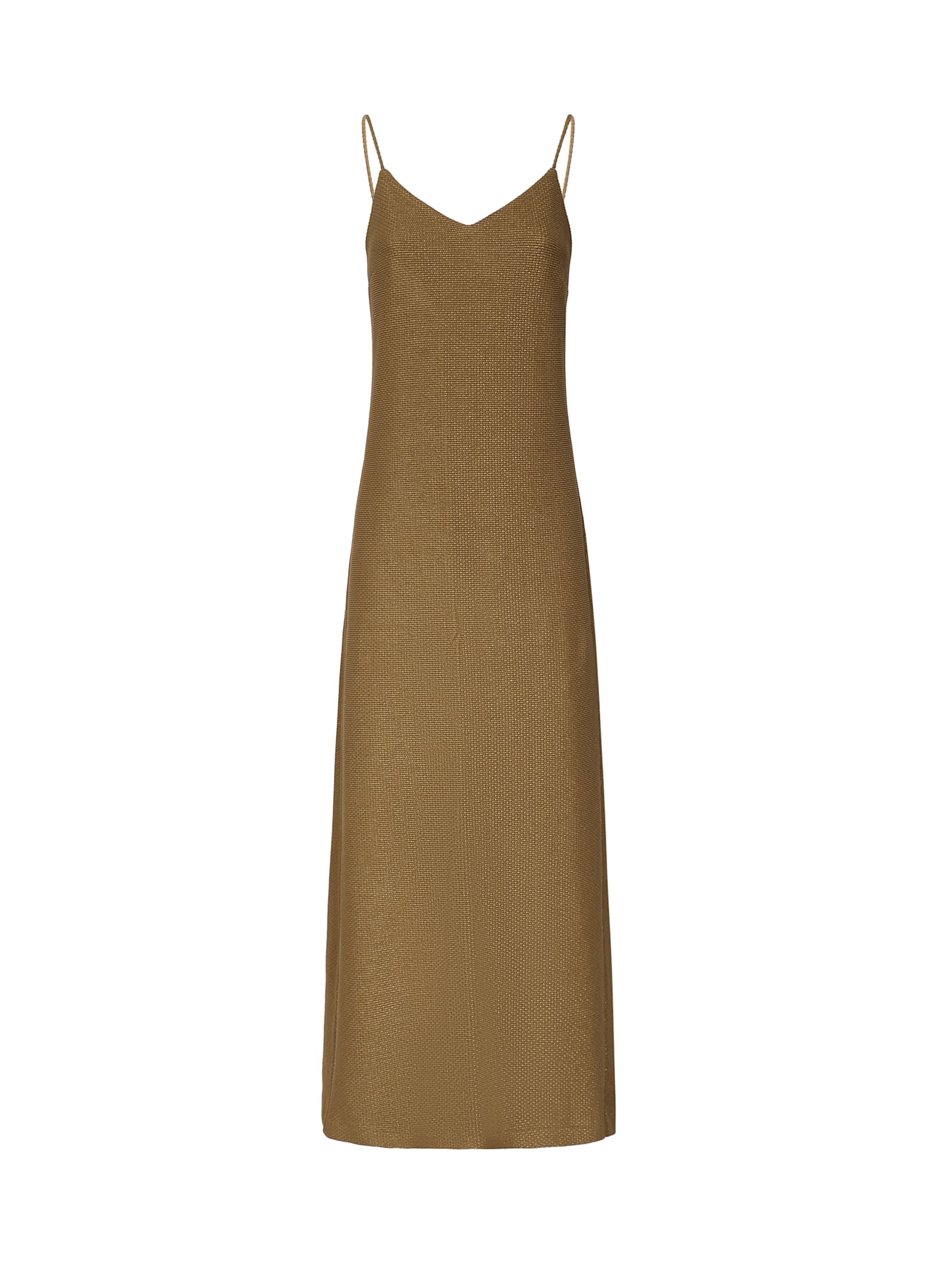 Max Mara Slip Dress In Jacquard Jersey