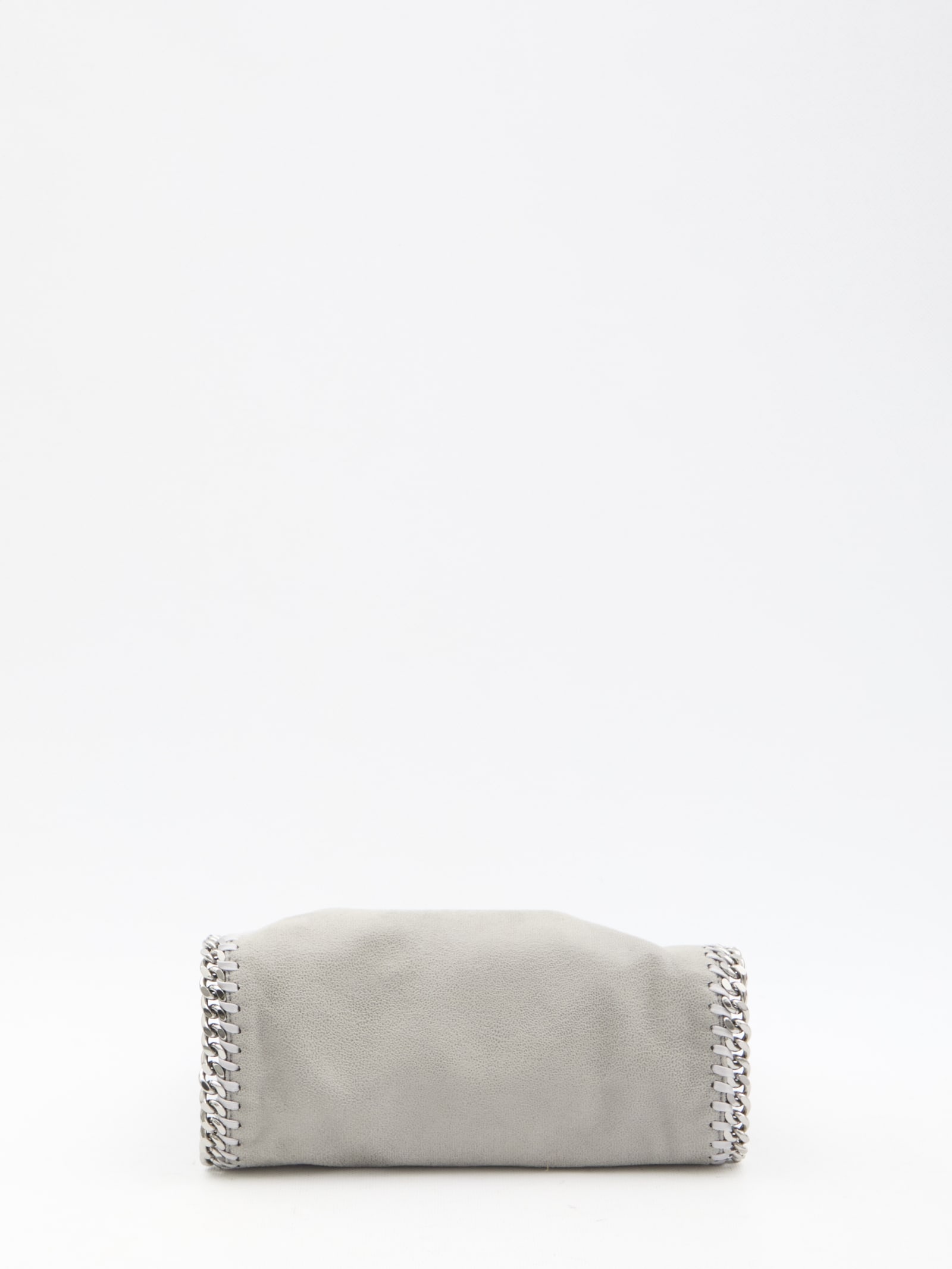 Shop Stella Mccartney Mini Falabella Tote Bag In Grey