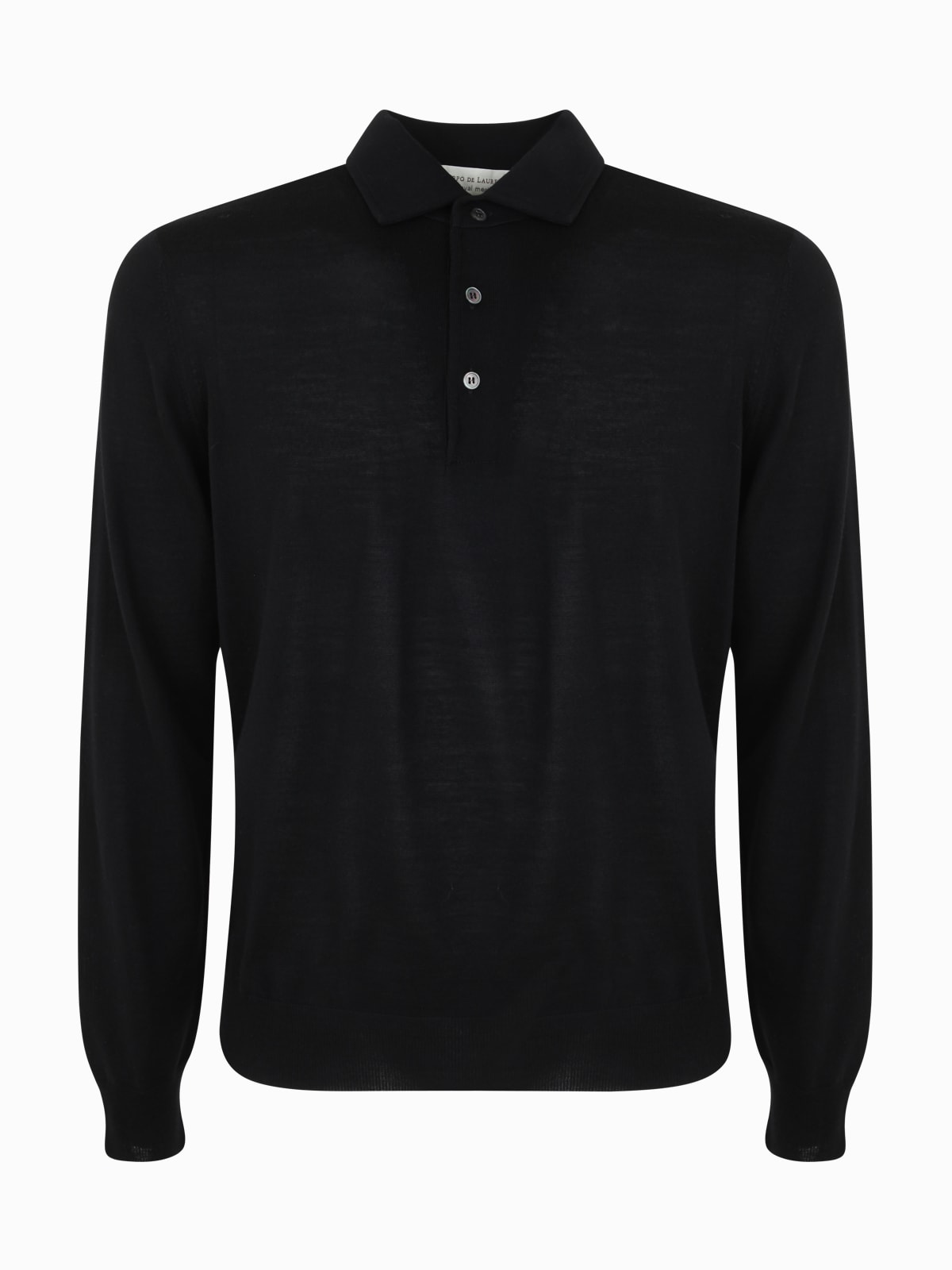 FILIPPO DE LAURENTIIS SHIRT NECK LONG SLEEVES POLO