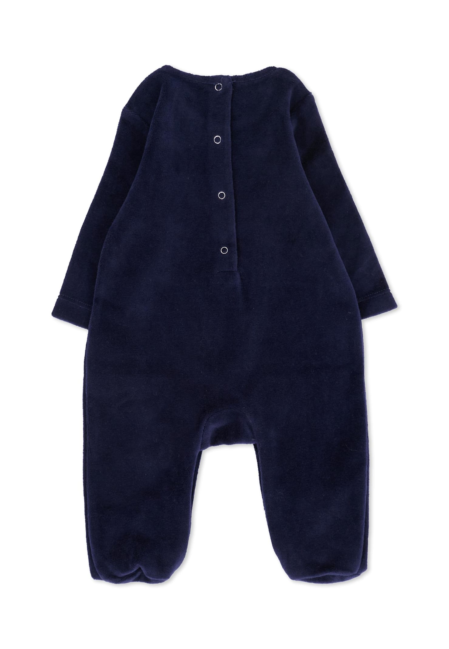 Dsquared2 Blue Babygrow For Baby Boy With Duck Print In Blue