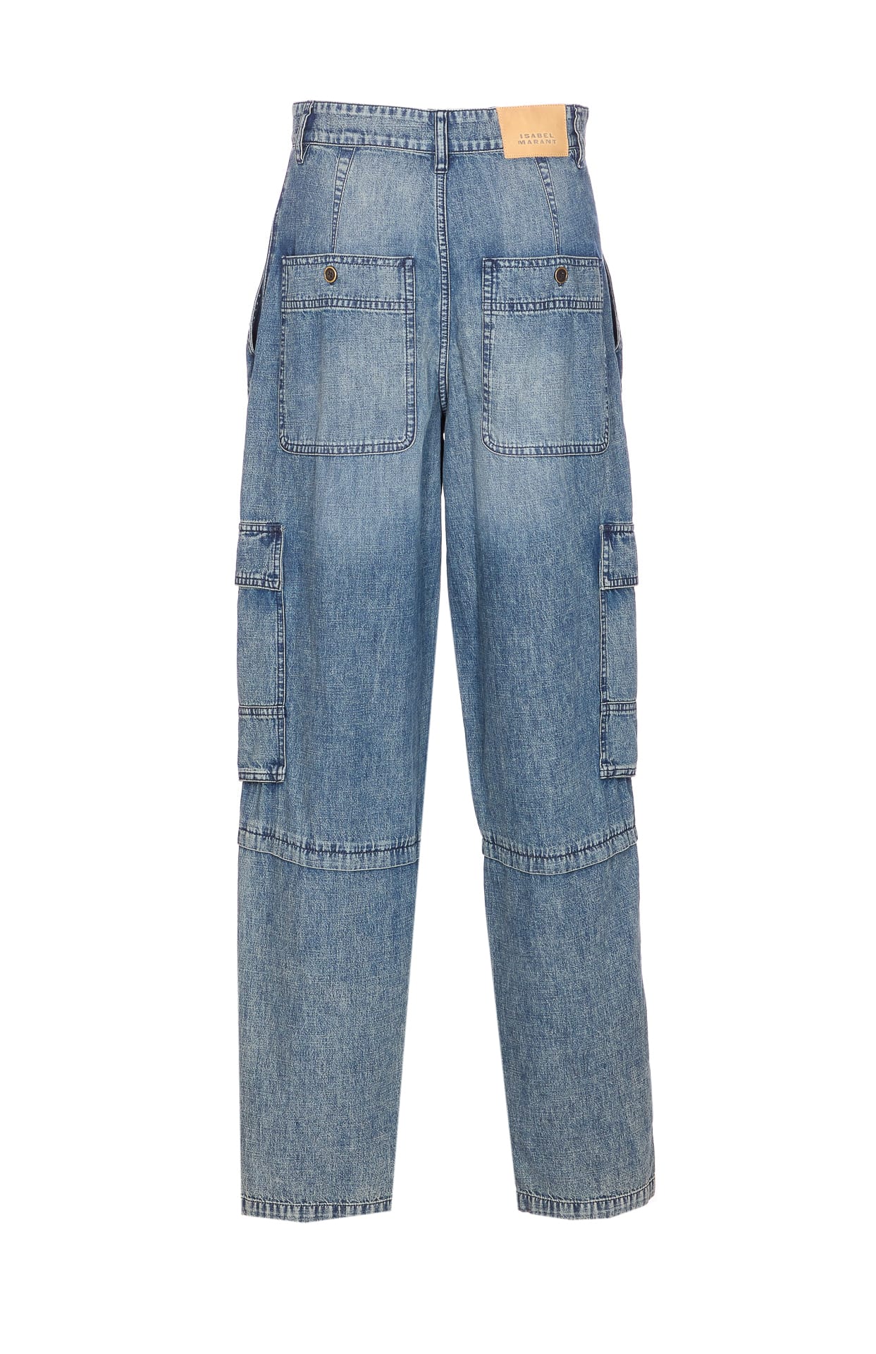 Isabel Marant Étoile Cargo Trousers Featuring Multiple Pockets In Blue