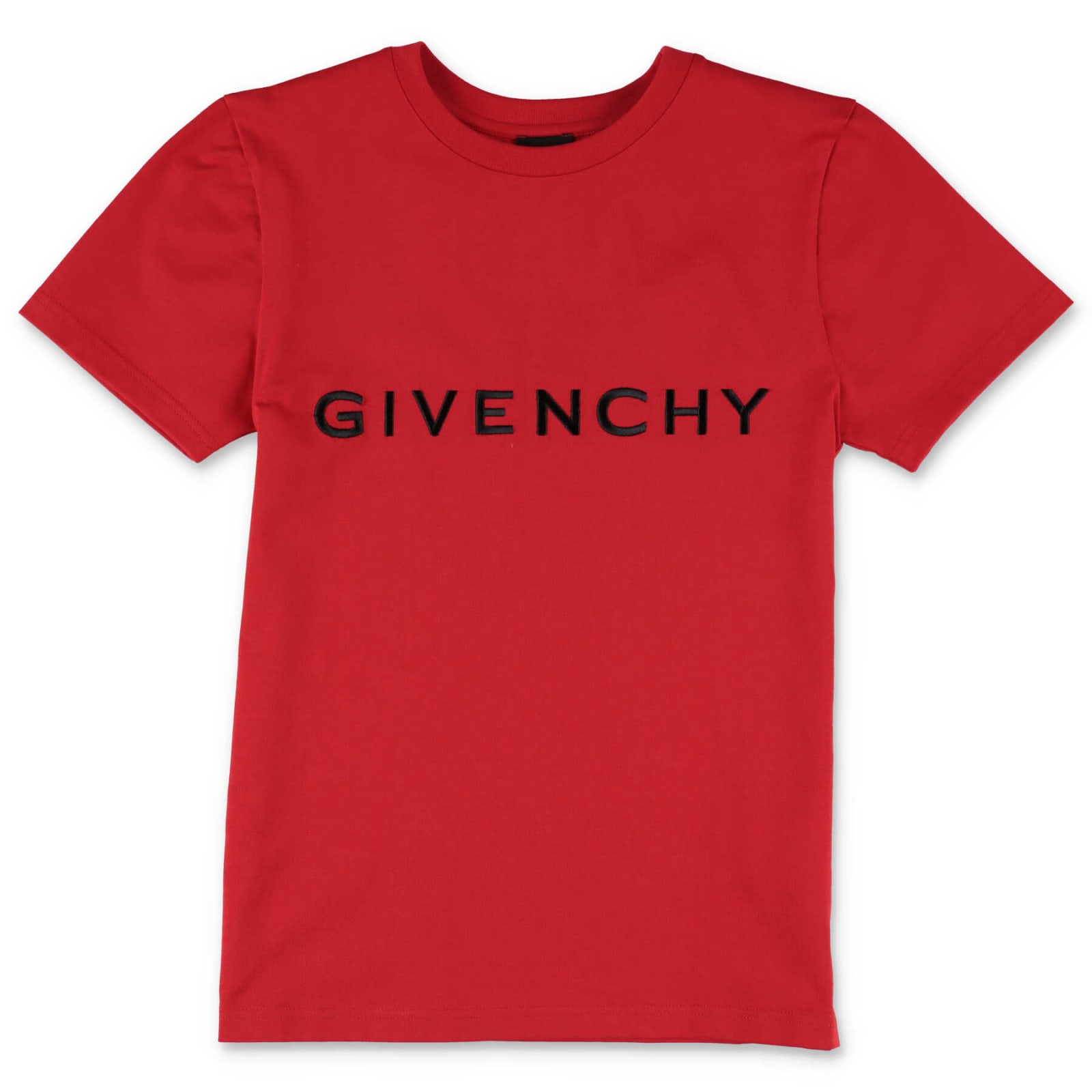 Givenchy T-shirt Rossa In Jersey Di Cotone