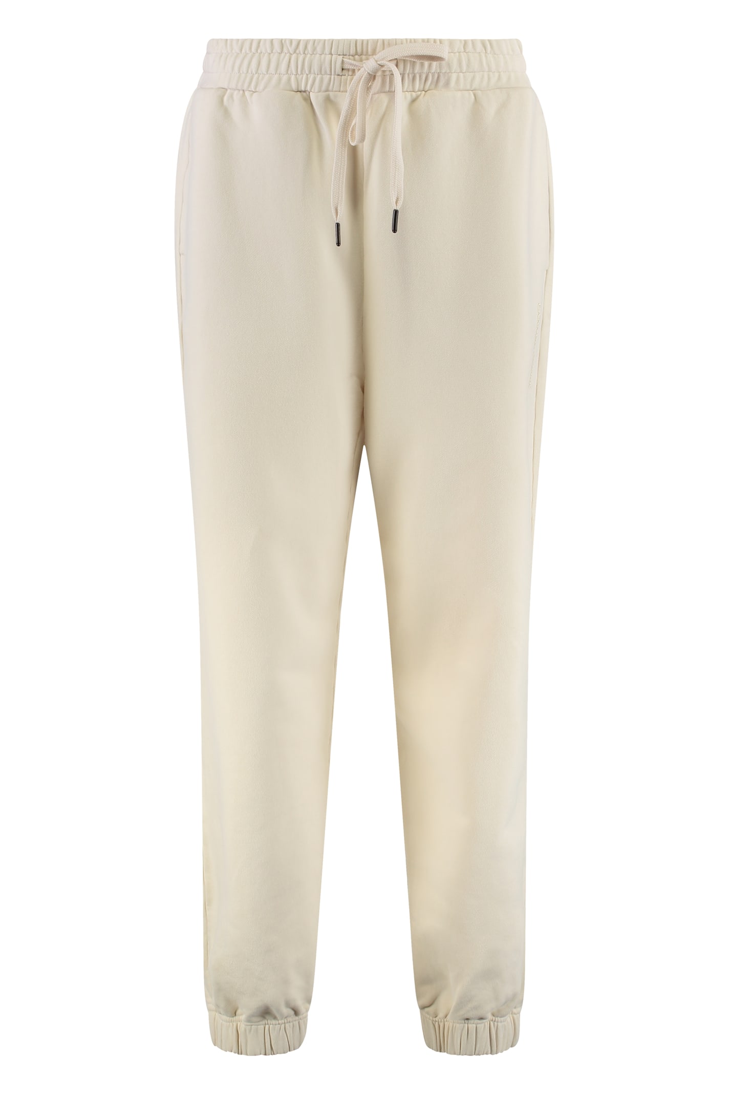 Canada Goose Cotton Sweatpants With Elastic Cuffs And Waistband In Green