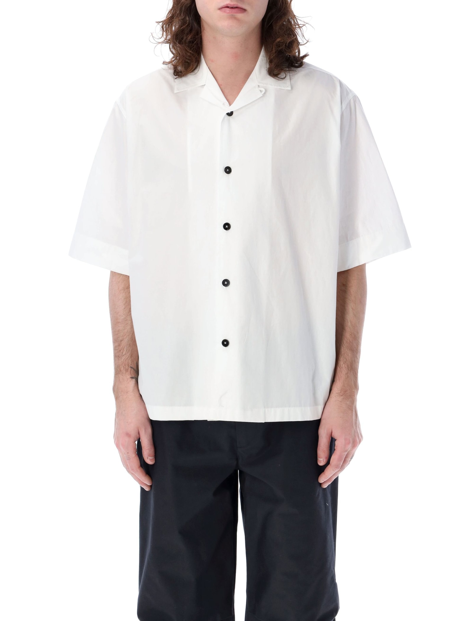 Shop Jil Sander Bowling Shirt