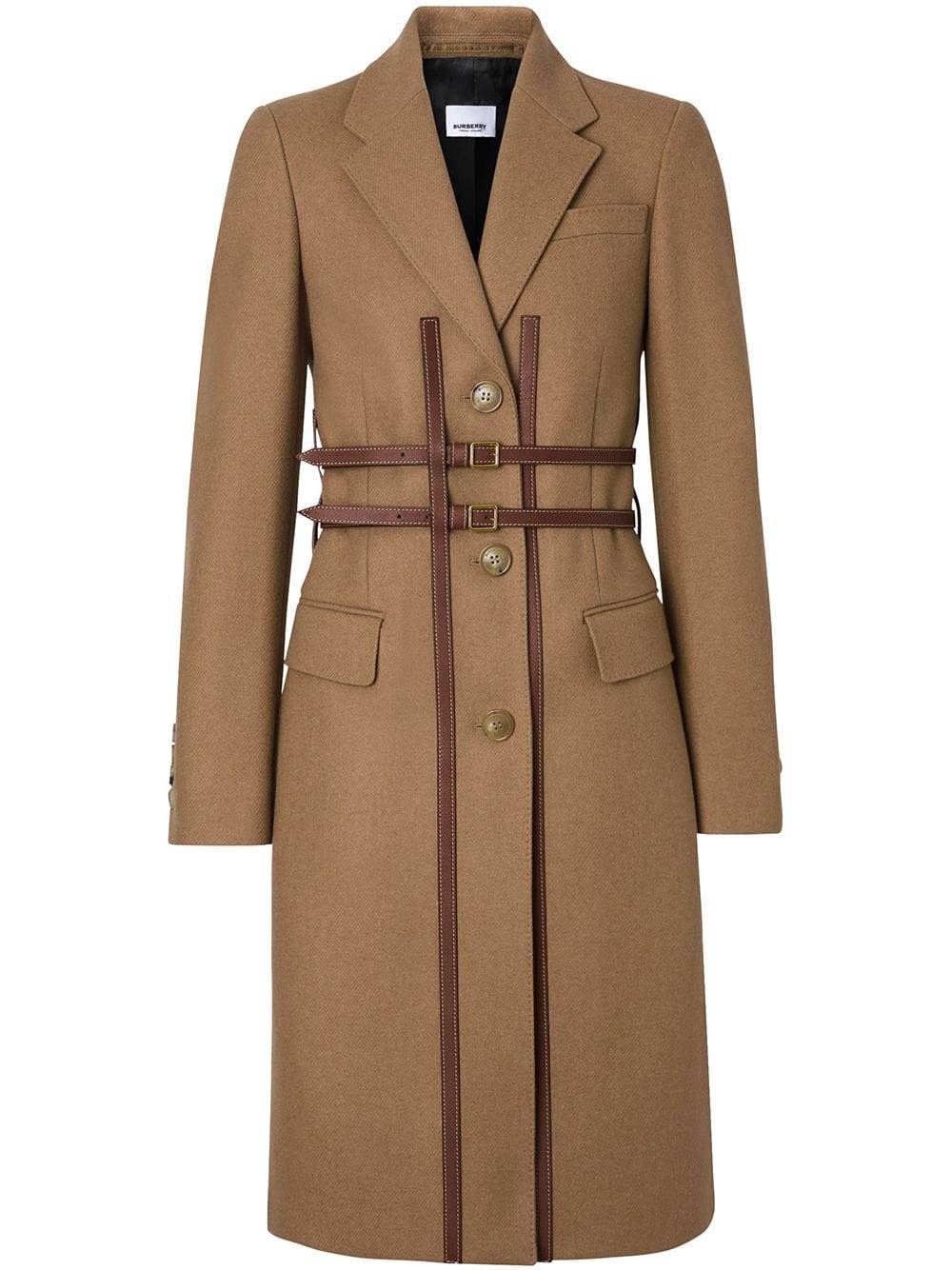 camel coat burberry