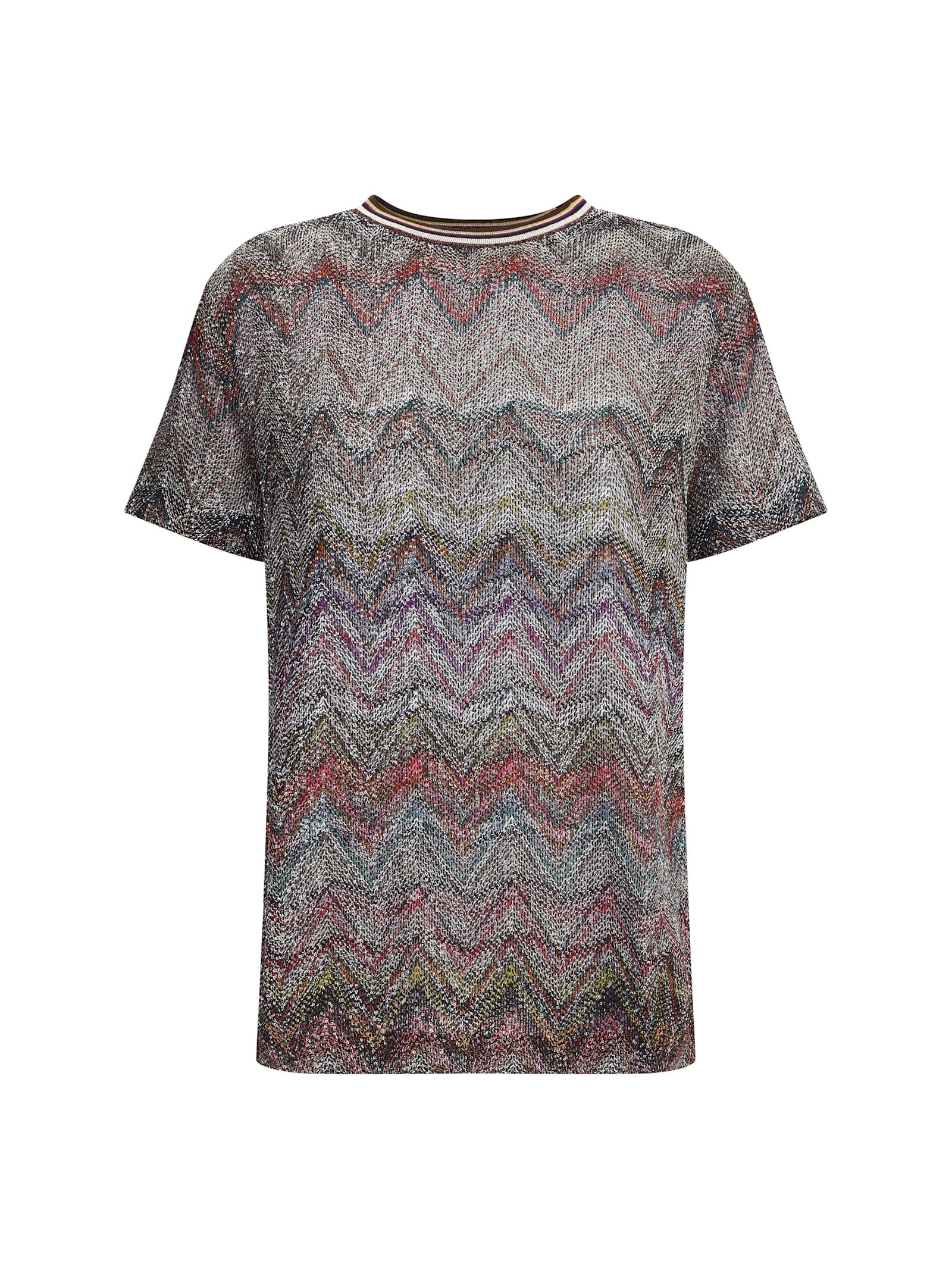Missoni Zig Zag T-shirt In Multi