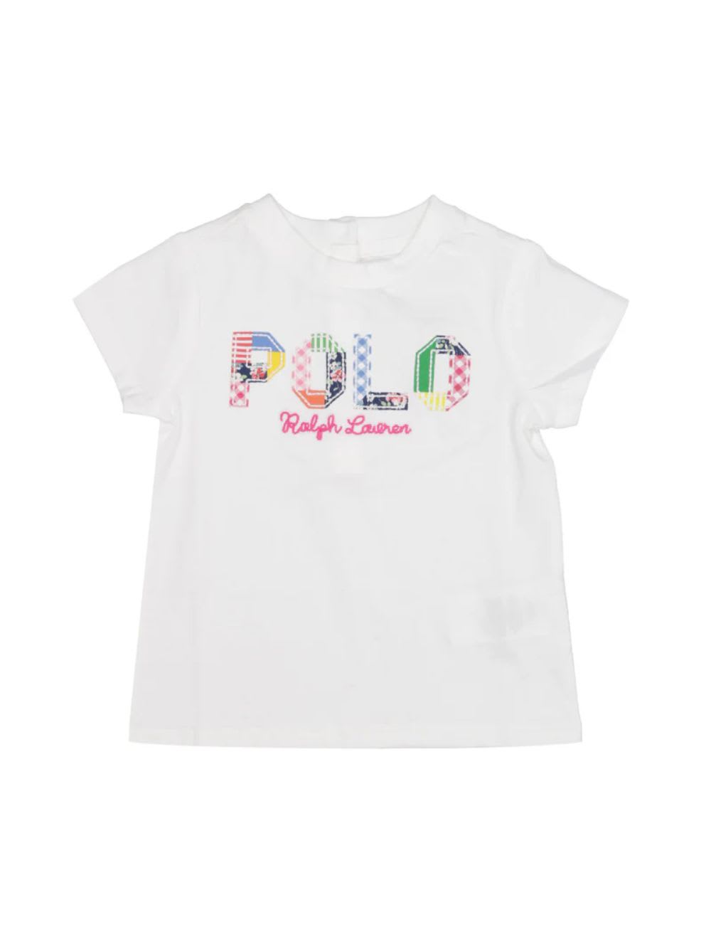 Shop Polo Ralph Lauren Sspolotshirt Knit Shirts T-shirt In White