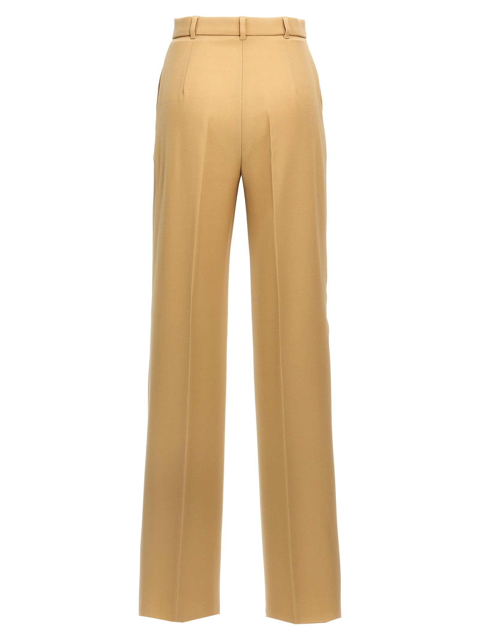 Max Mara Quasar Pants Beige In Beige