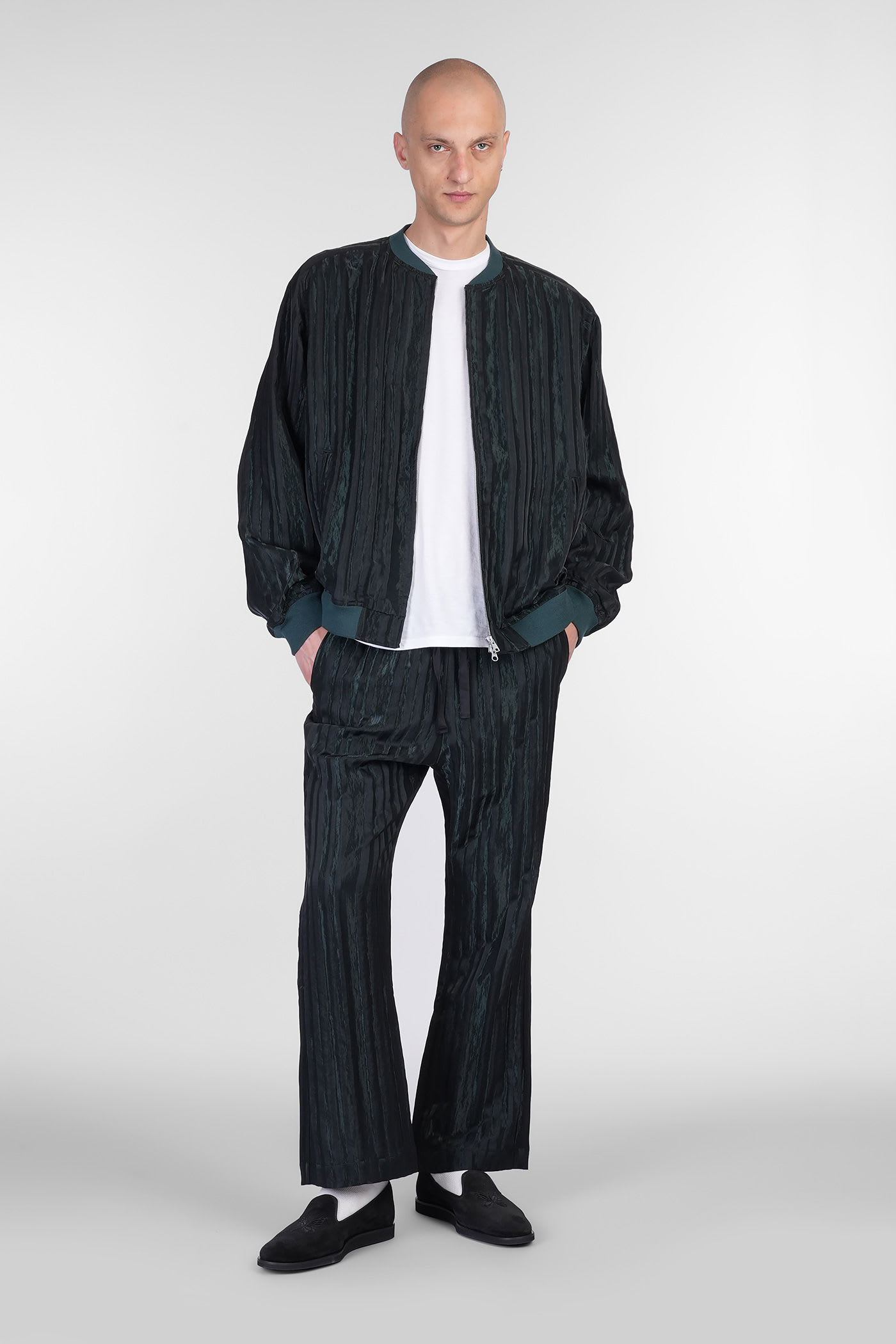 Needles Pants In Green Rayon