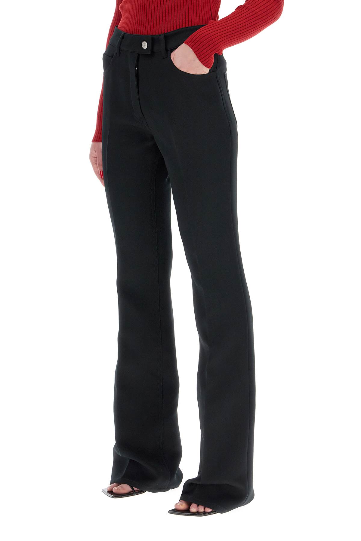 Courrèges Courreges Bootcut Pants In Black (black)