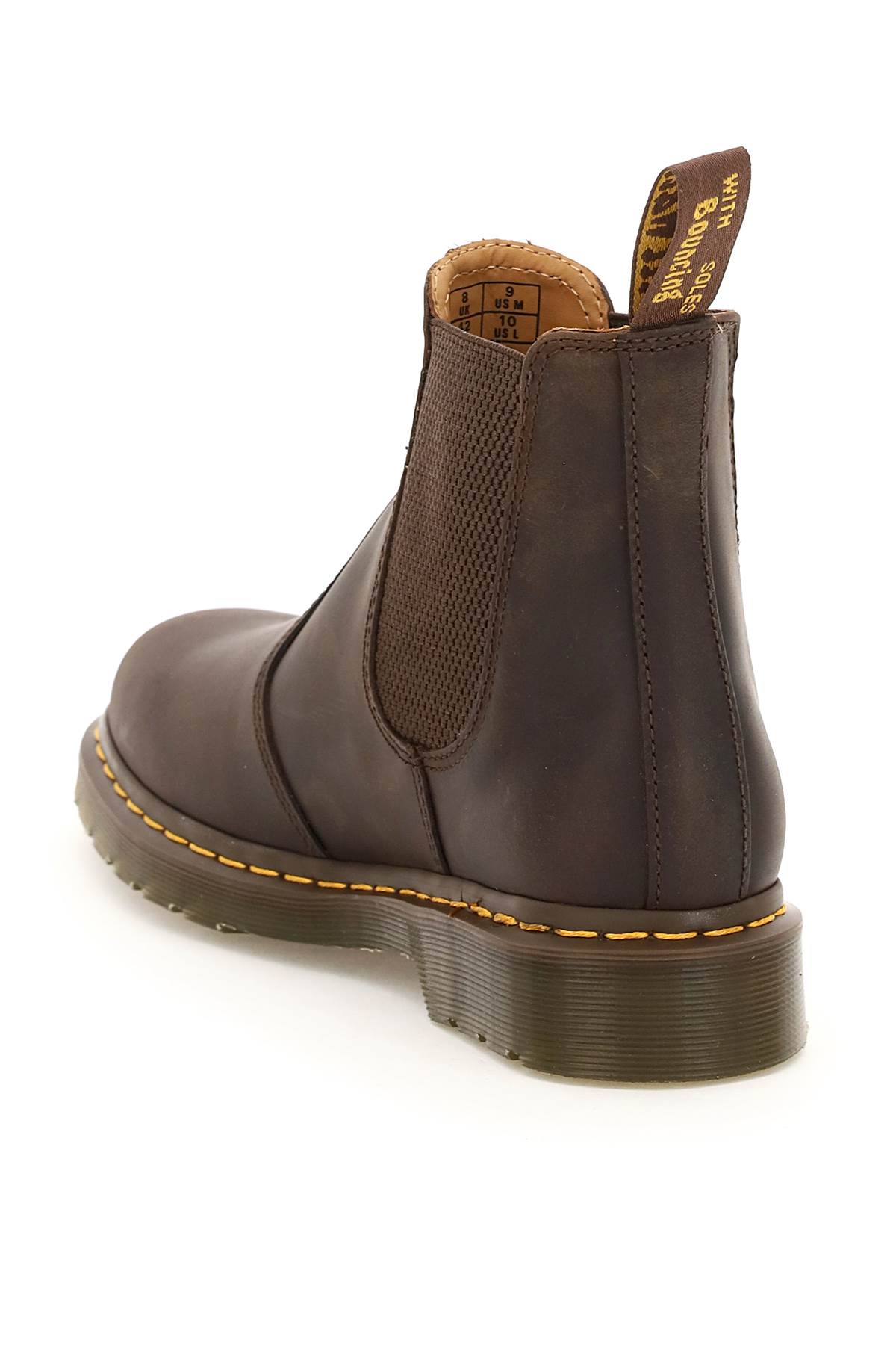 Shop Dr. Martens' 2976 Chelsea Boots In Dark Brown (brown)