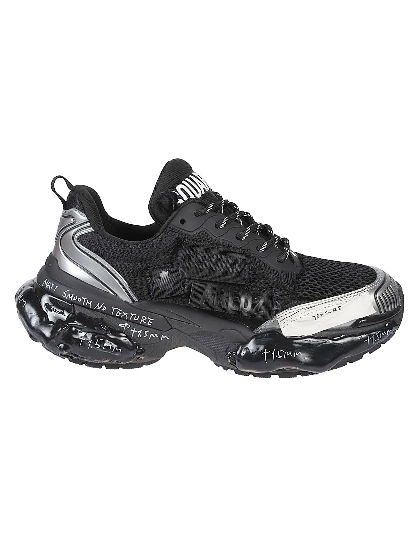 Dsquared2 Faster Lace-up Low Top Sneakers In Multi