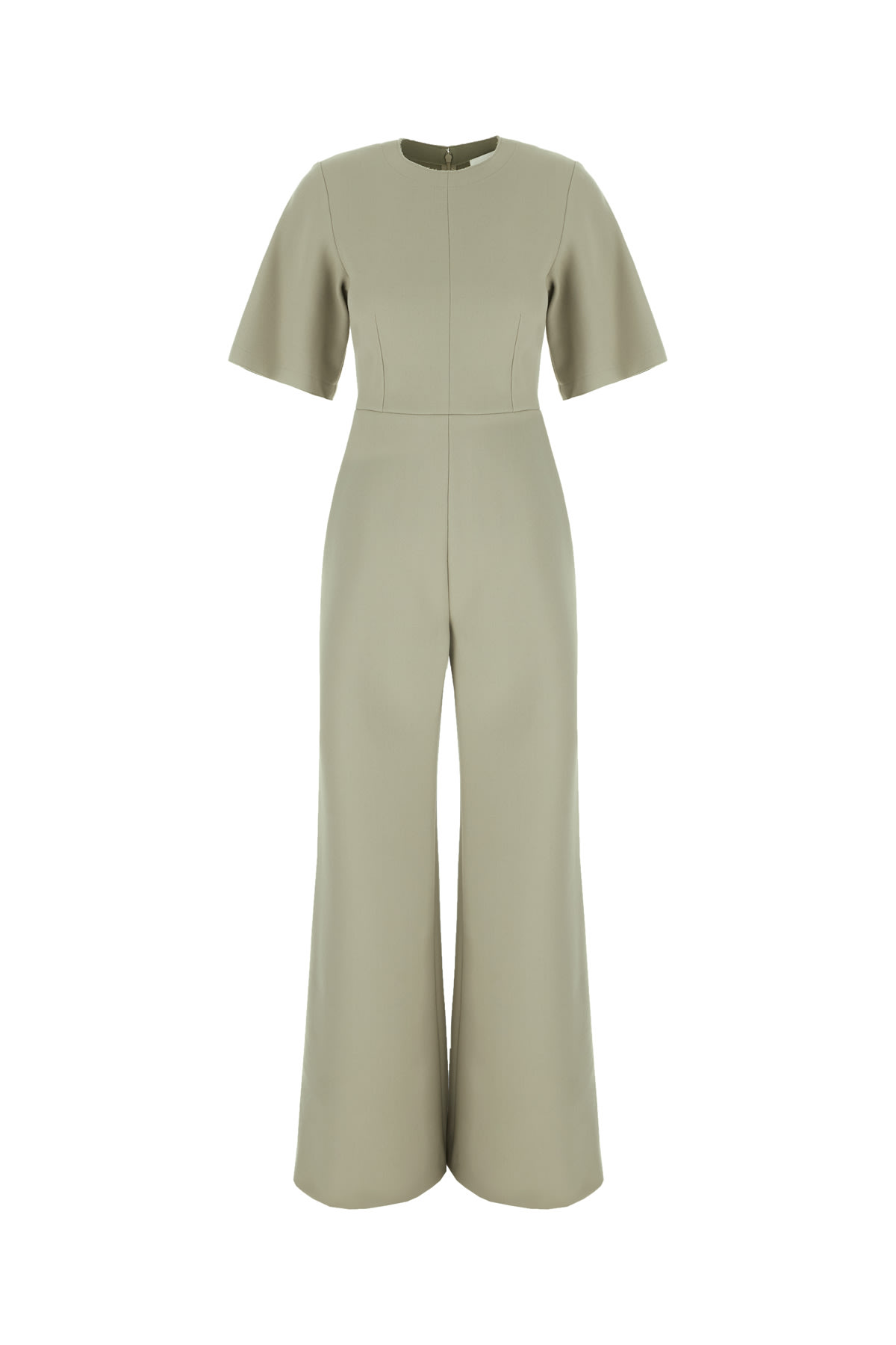 Sage Green Wool Jumpsuit