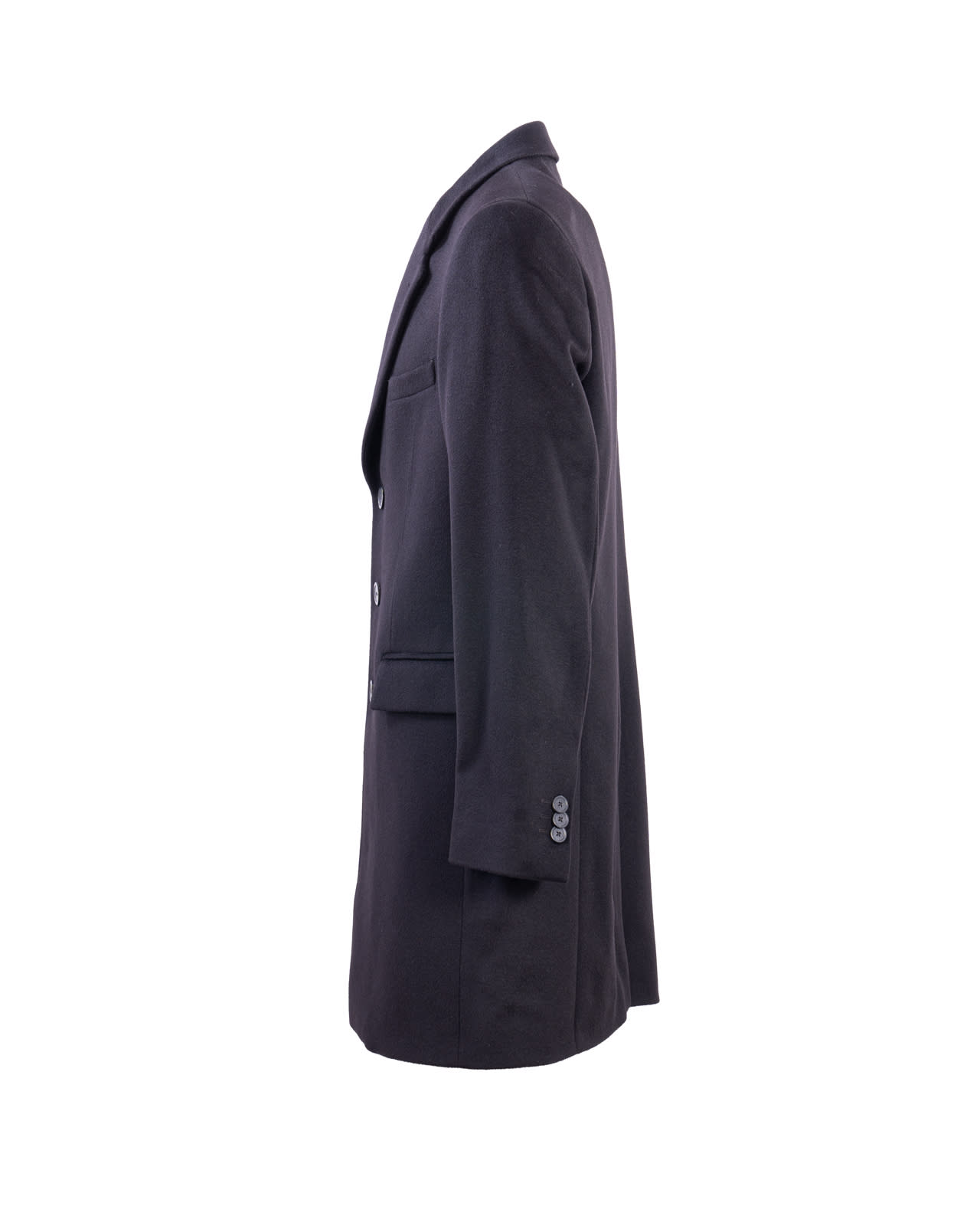 Shop Emporio Armani Coats Black