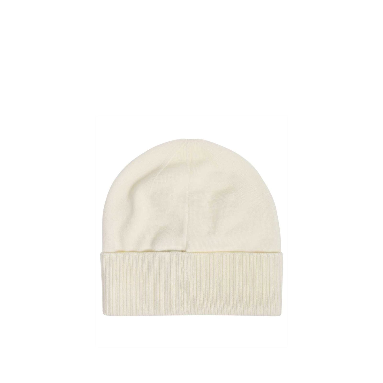 Shop Givenchy Wool Logo Hat In White