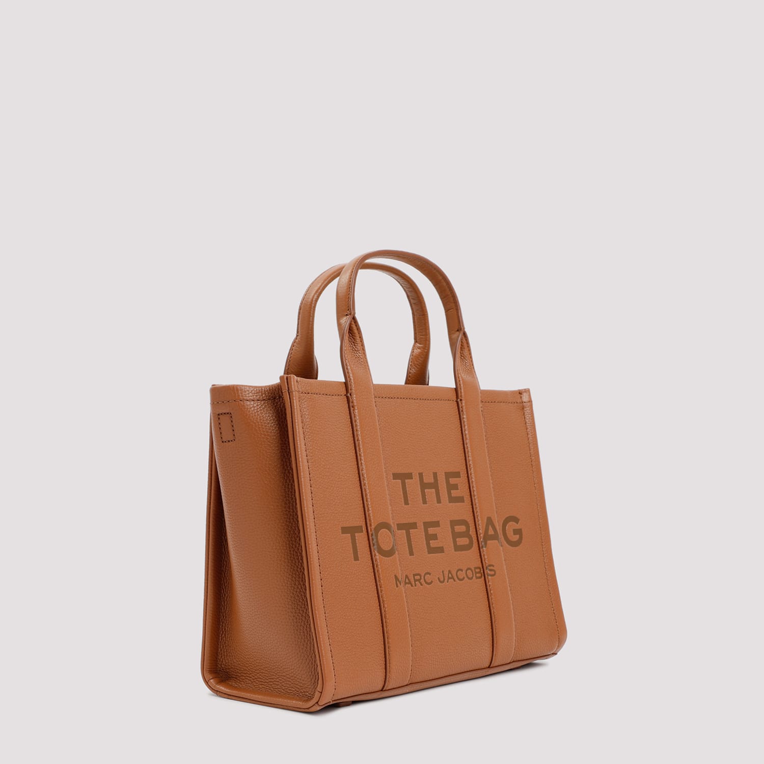 Marc Jacobs Shopping The Leather Medium Tote In Brown