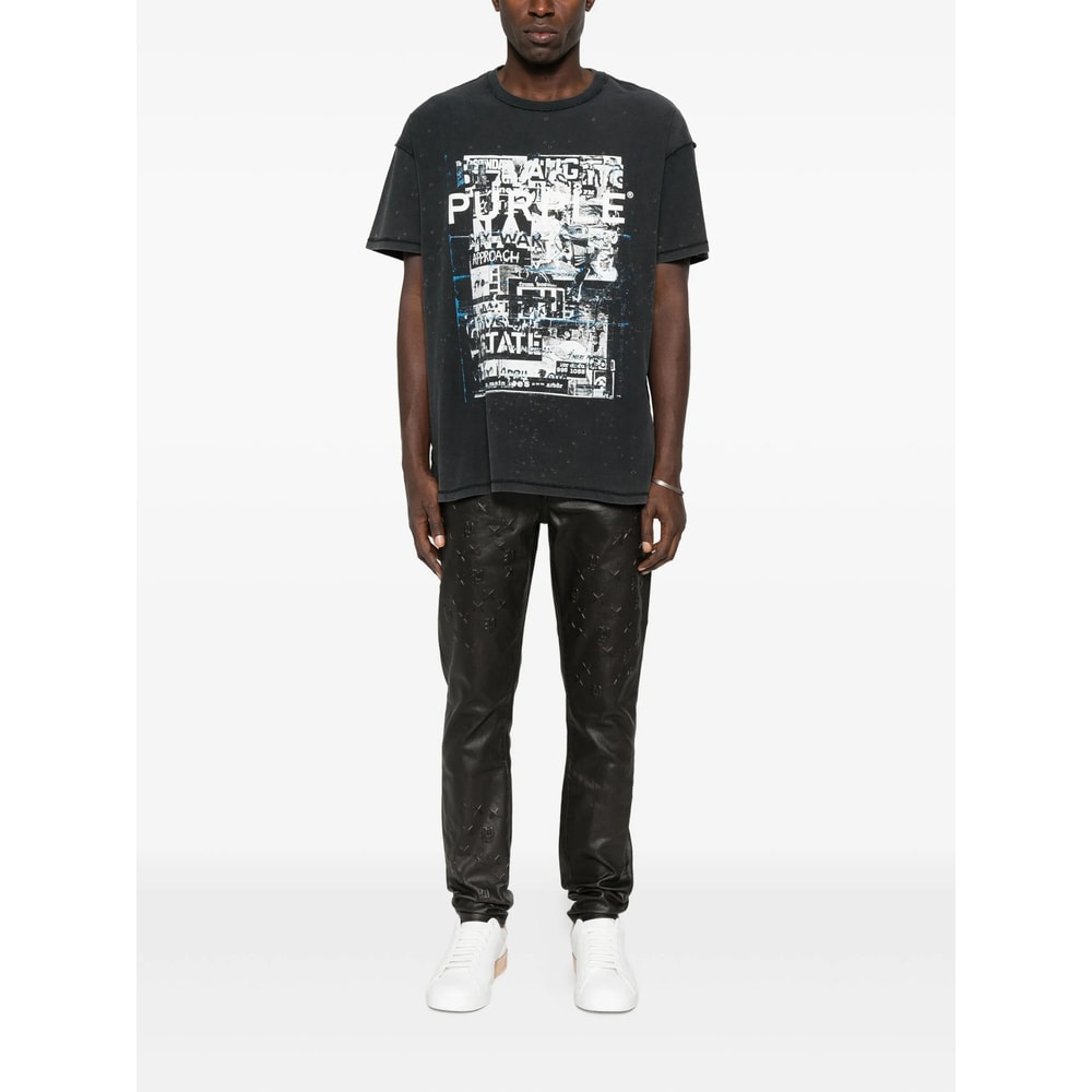 Purple Brand Denim Skinny Jeans In Black