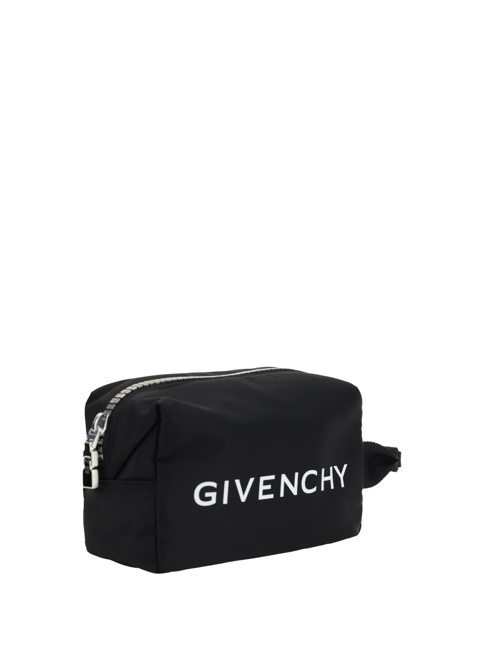 Shop Givenchy G-zip Beauty Case In Black