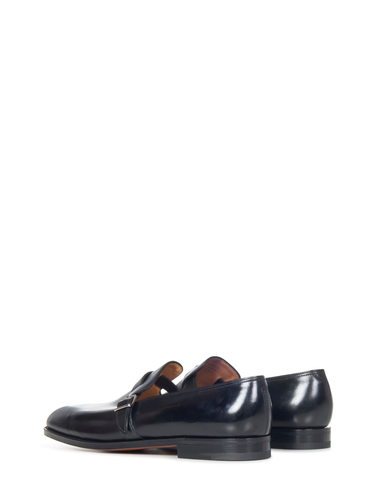 Shop John Lobb Loafers In Black