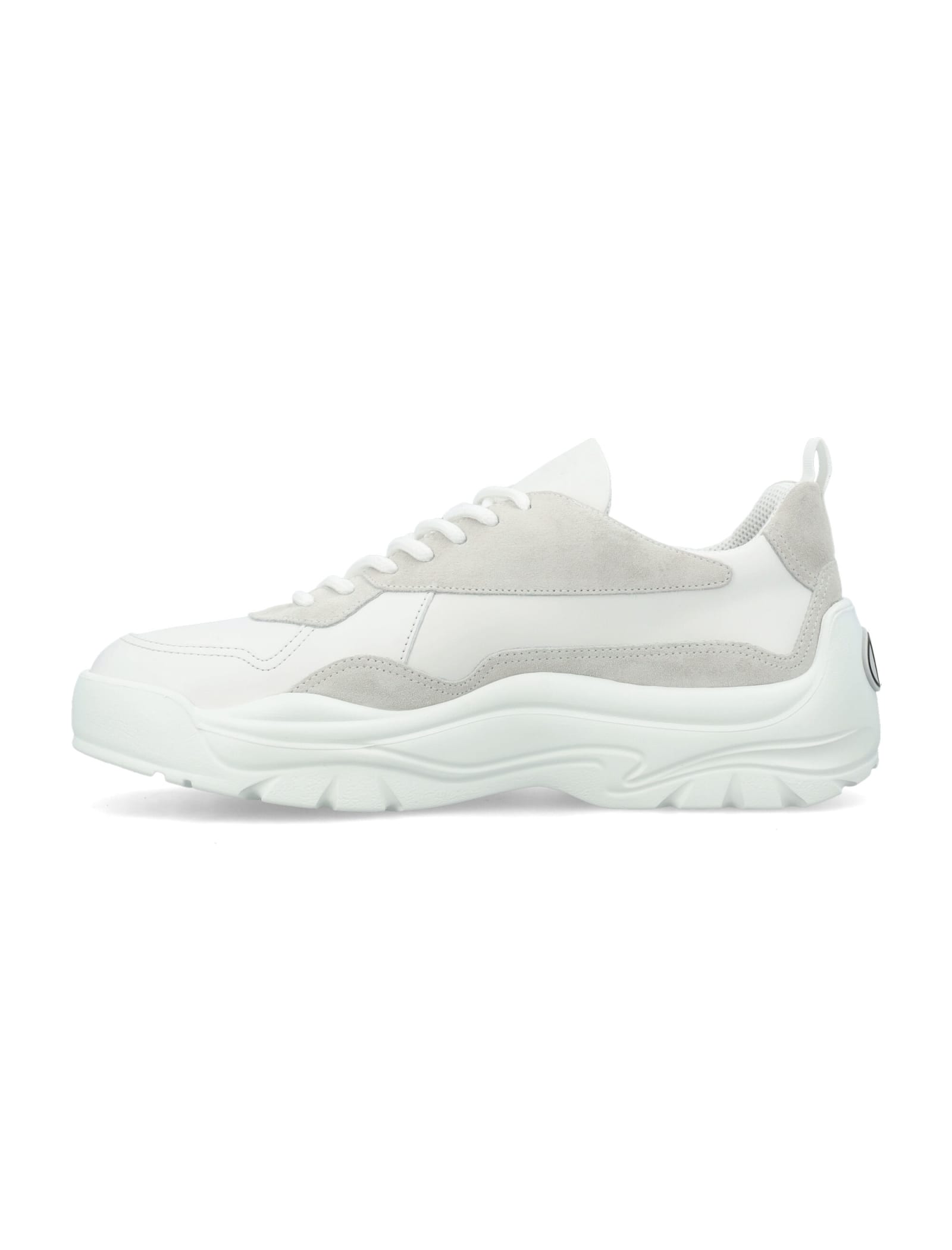 Shop Valentino Gumboy Sneakers In Bianco/bianco/bianco