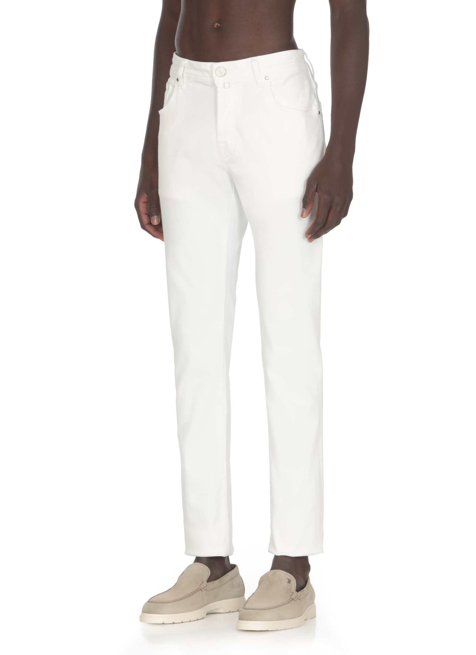Shop Jacob Cohen Nick Jeans In White