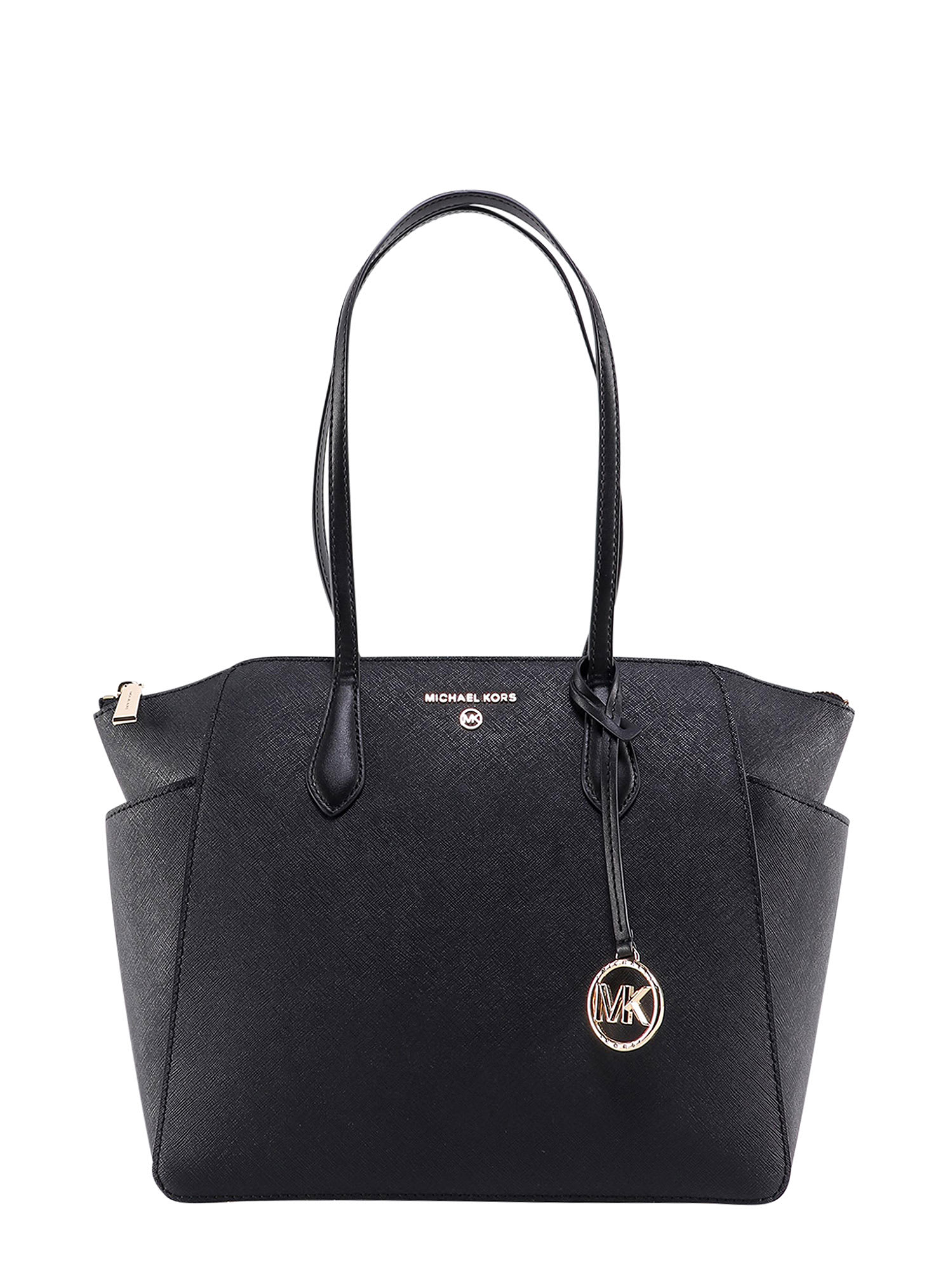 Shop Michael Michael Kors Marylin Shoulder Bag In Black