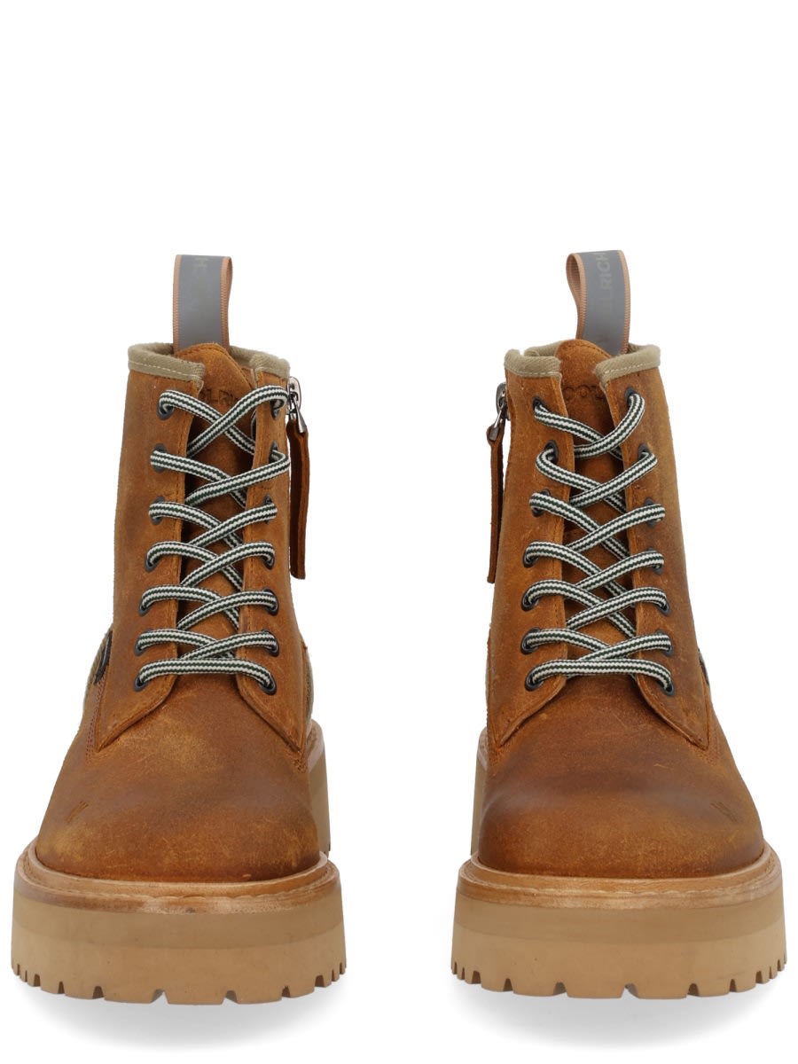 Woolrich Lace-up Boot In Brown