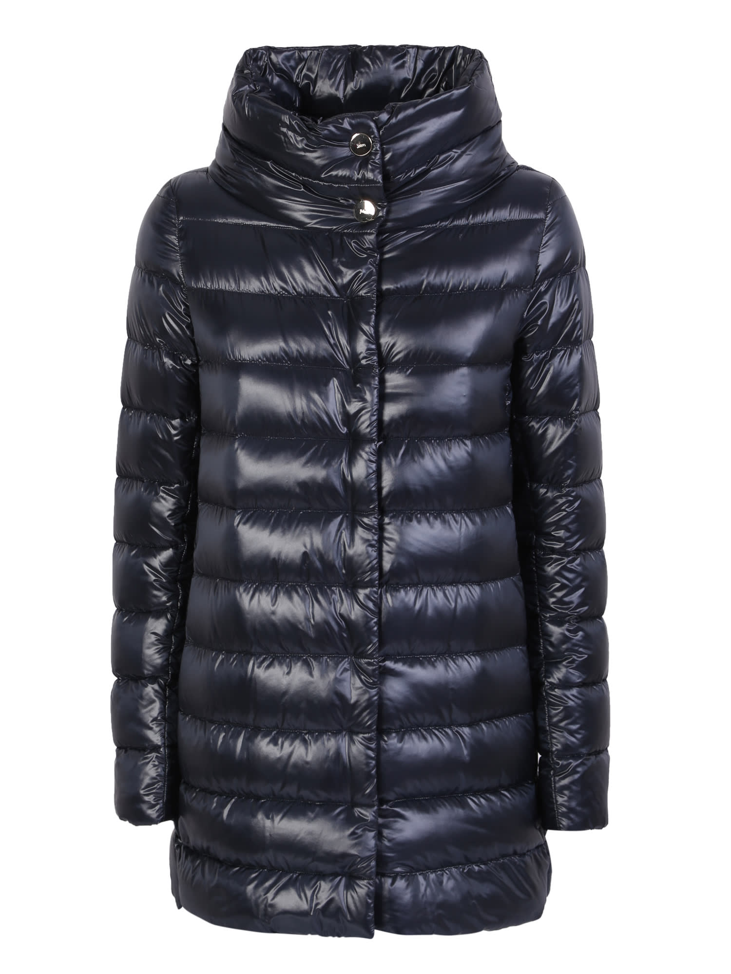 Shop Herno Amelia Padded Jacket In Blue