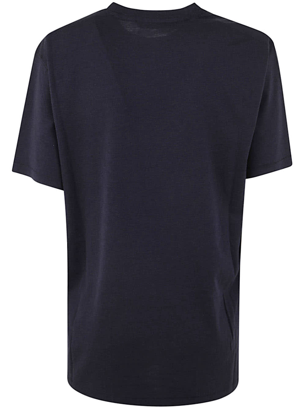 Shop Tom Ford Cut And Sewn Crew Neck T-shirt In Dark Blue
