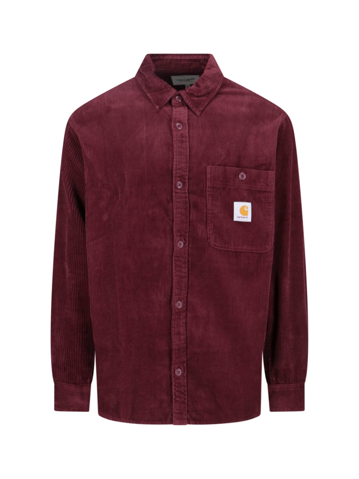 Carhartt Casual Shirt With Button Cuffs And Pocket In Red