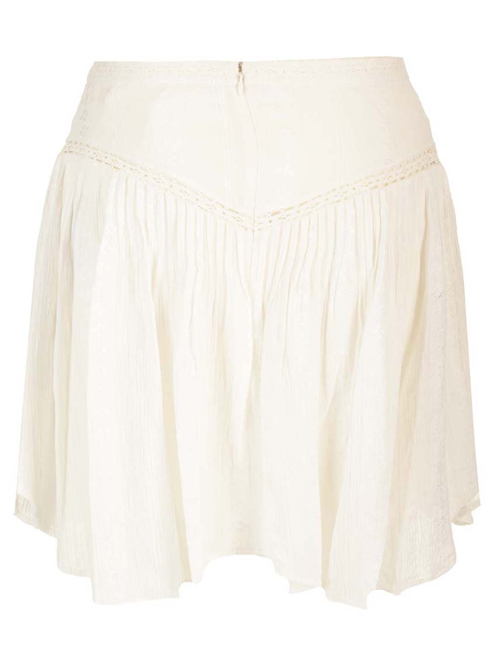 Shop Isabel Marant Jorena Mini Skirt In White