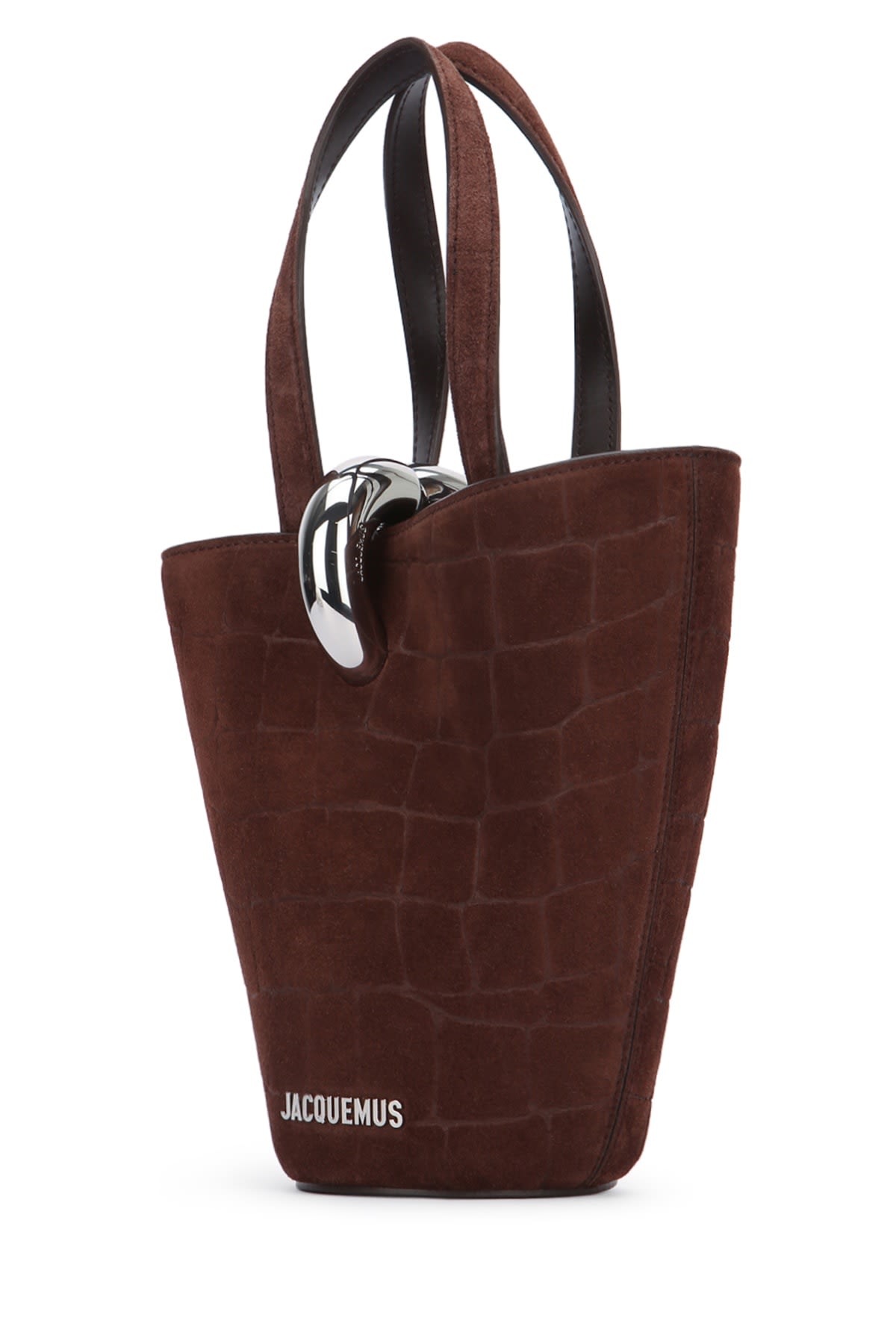 Jacquemus Le Petit Bambola In Brown