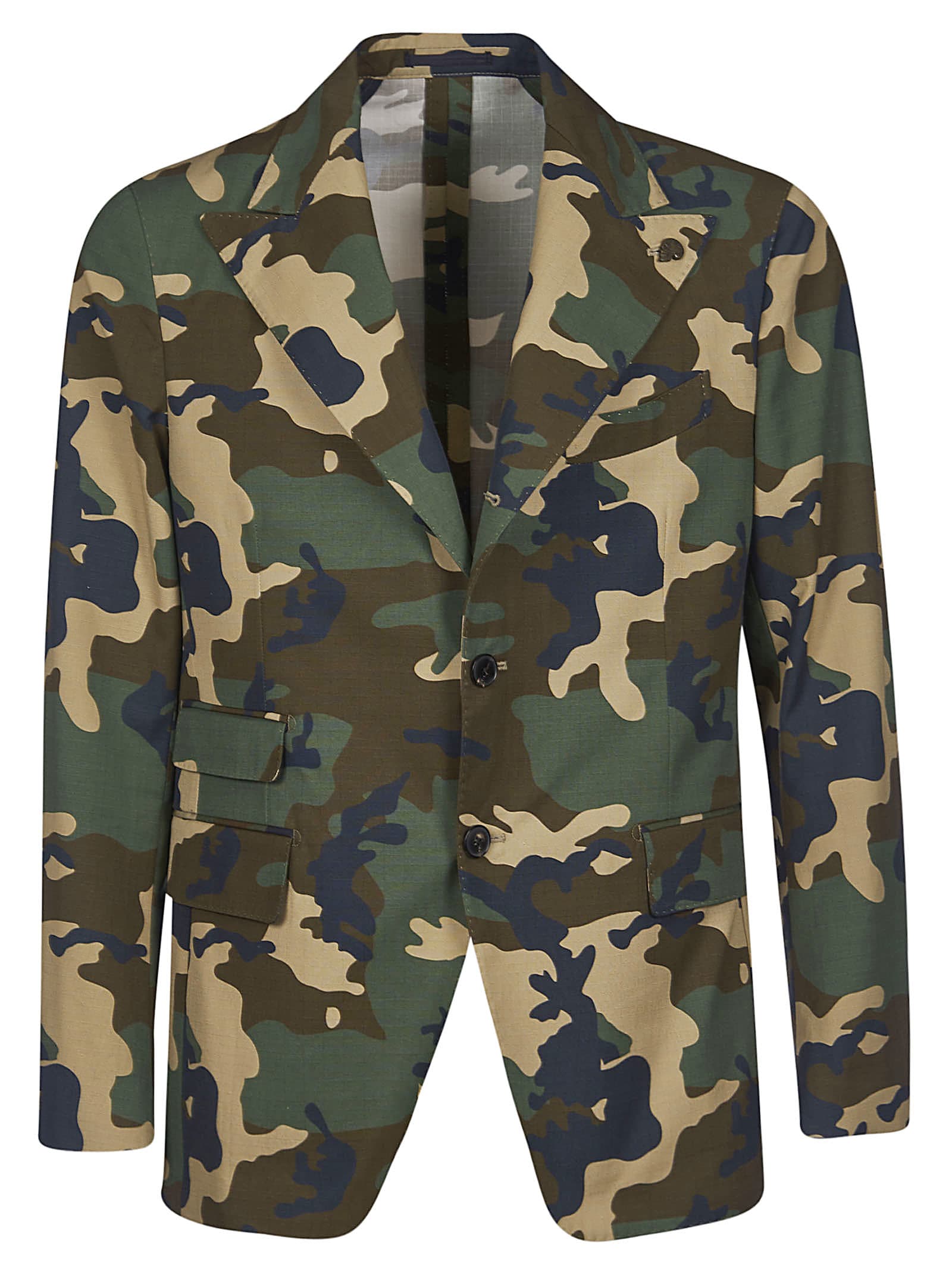 GABRIELE PASINI CAMOUFLAGE BLAZER,11264377