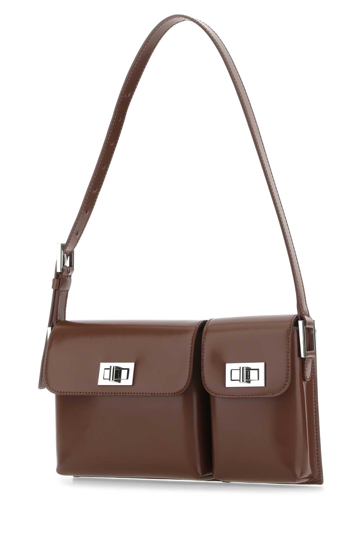 【関税&送料込】By Far Cappuccino Leather Miranda Shoulder B BY FAR Cappuccino Leather Miranda Shoulder Bag - Women