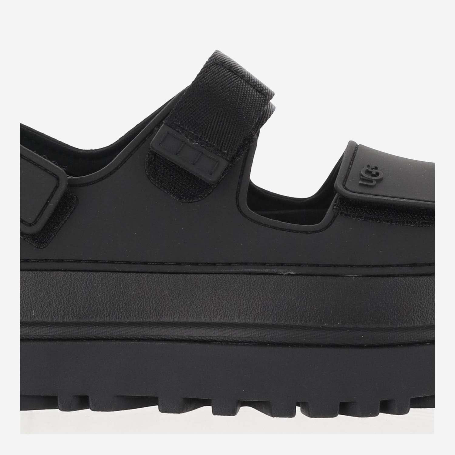 Shop Ugg Goldenglow Sandals In Black