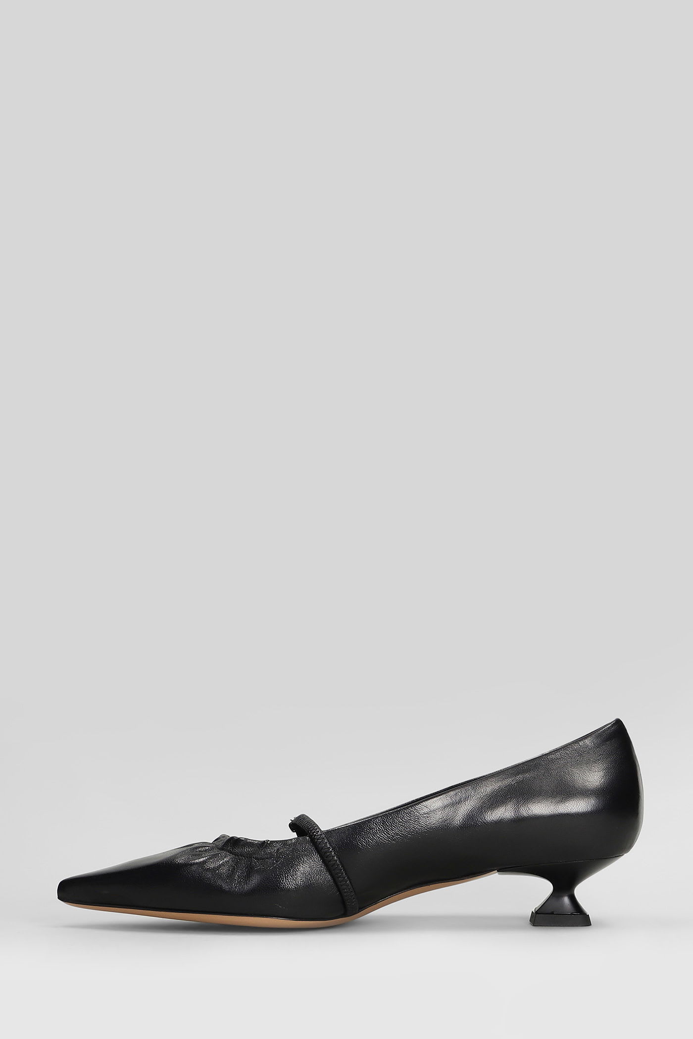 The Seller Pointed-toe Buckle Pumps In Black