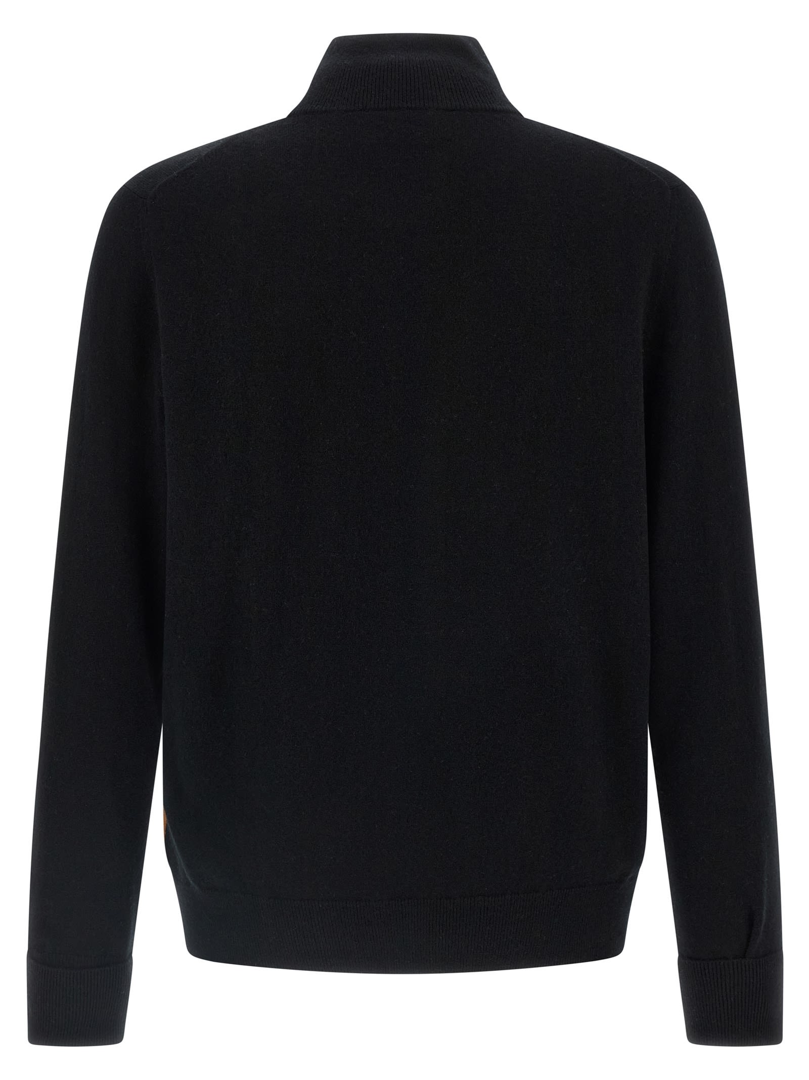 Ballantyne Cardigan Argyle Sweaters And Cardigans Black In Black