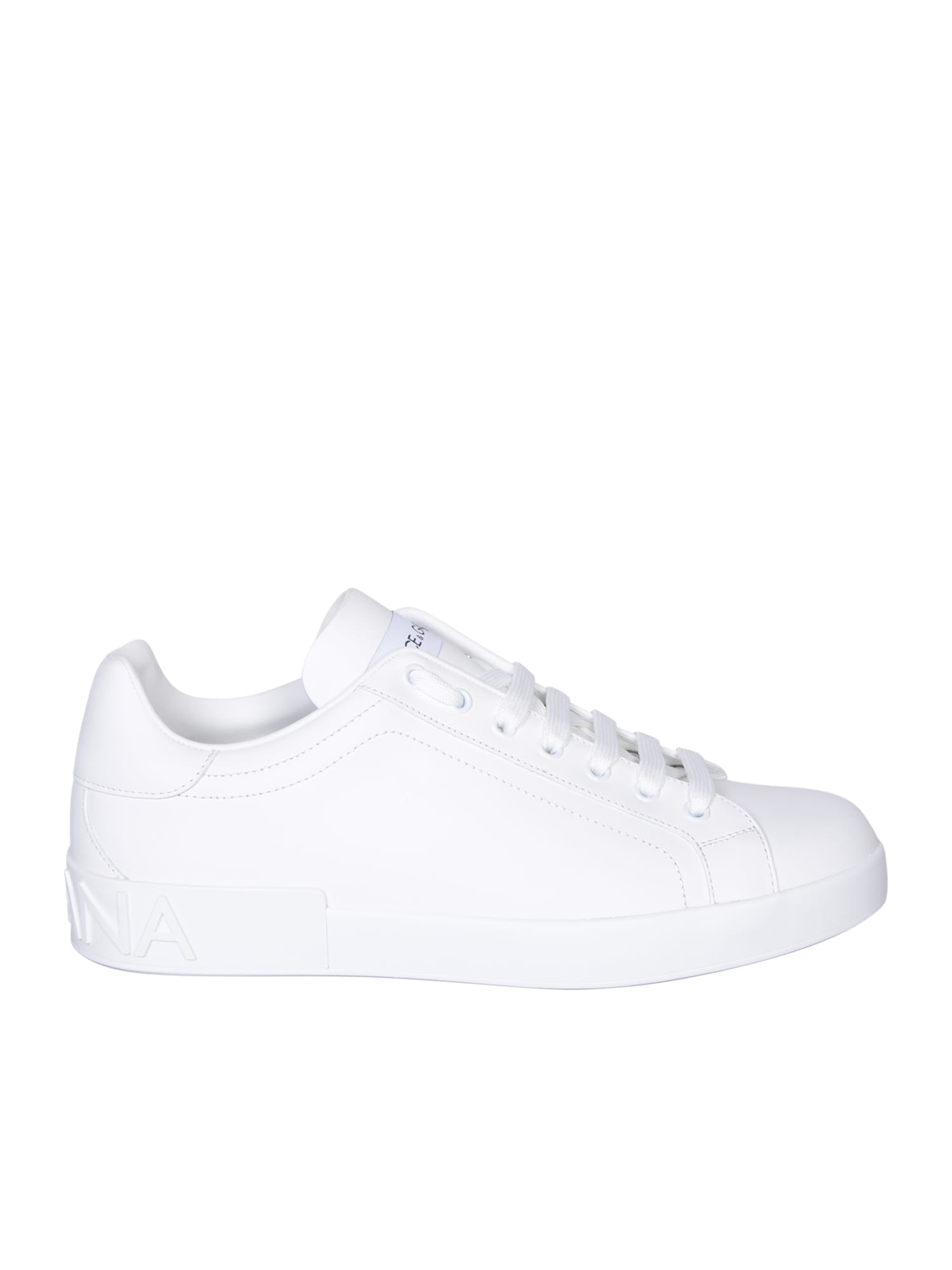 Shop Dolce & Gabbana Portofino White Sneakers