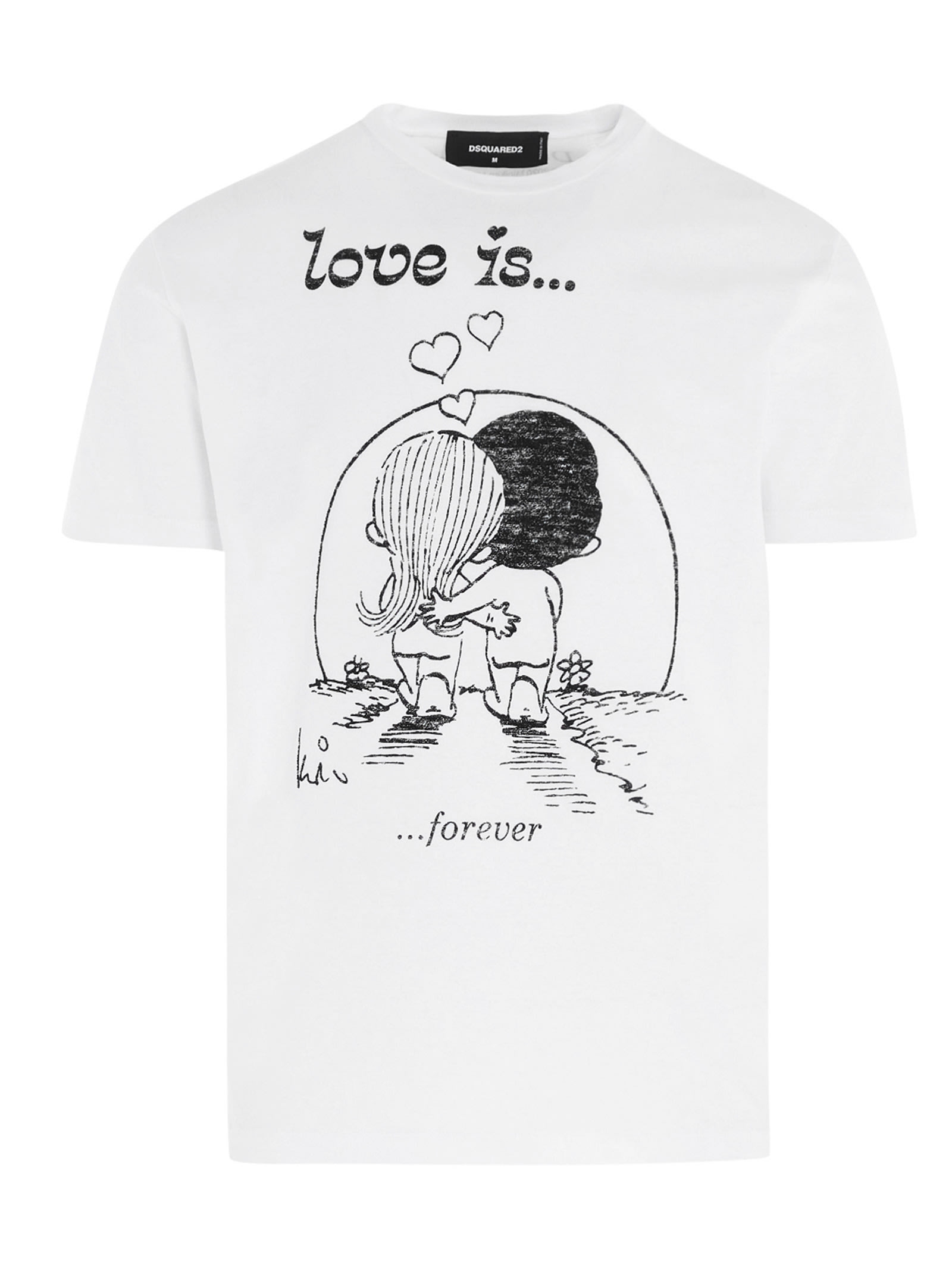 DSQUARED2 LOVE IS. FOREVER T-SHIRT