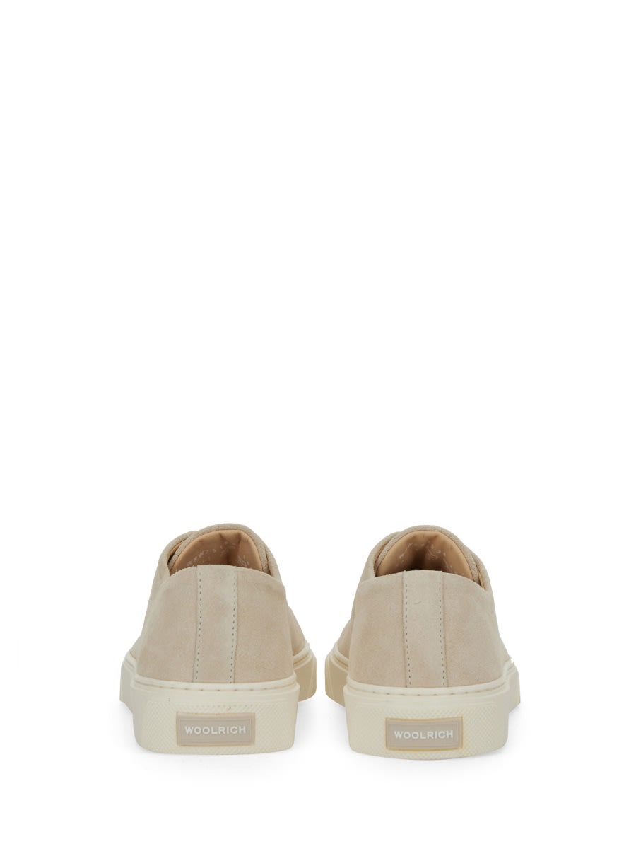 Woolrich Women's Cloud Court Sneaker In Beige