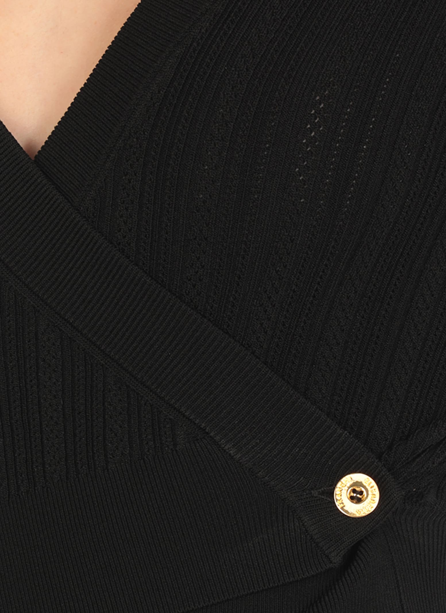 Shop Elisabetta Franchi Viscose Sweater In Nero