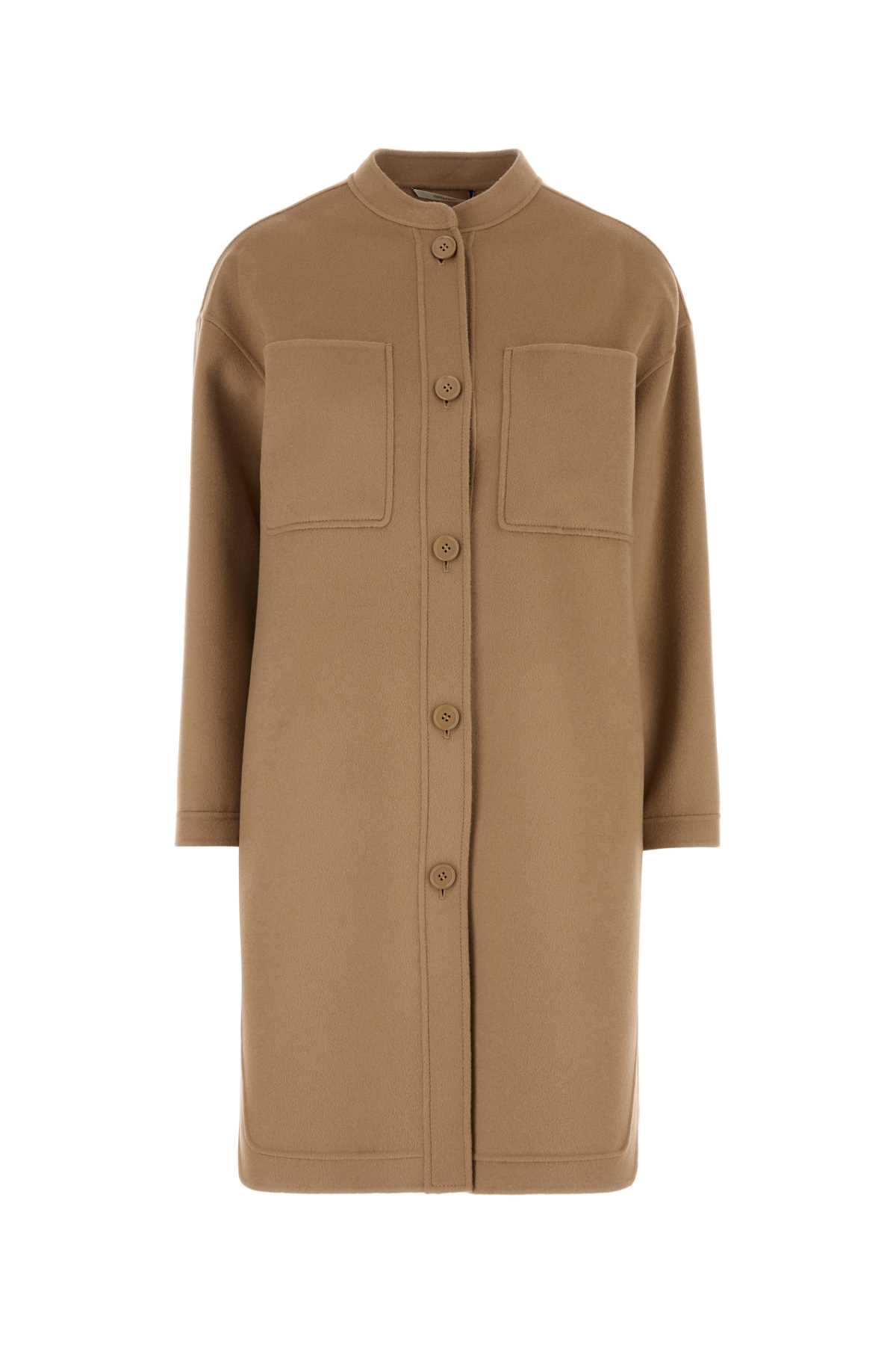 
S Max Mara Camel Wool Miriam Coat