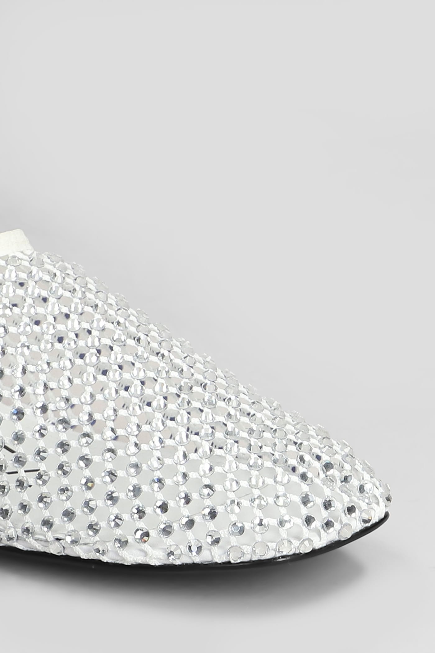 Shop Strategia Ballet Flats In White Leather